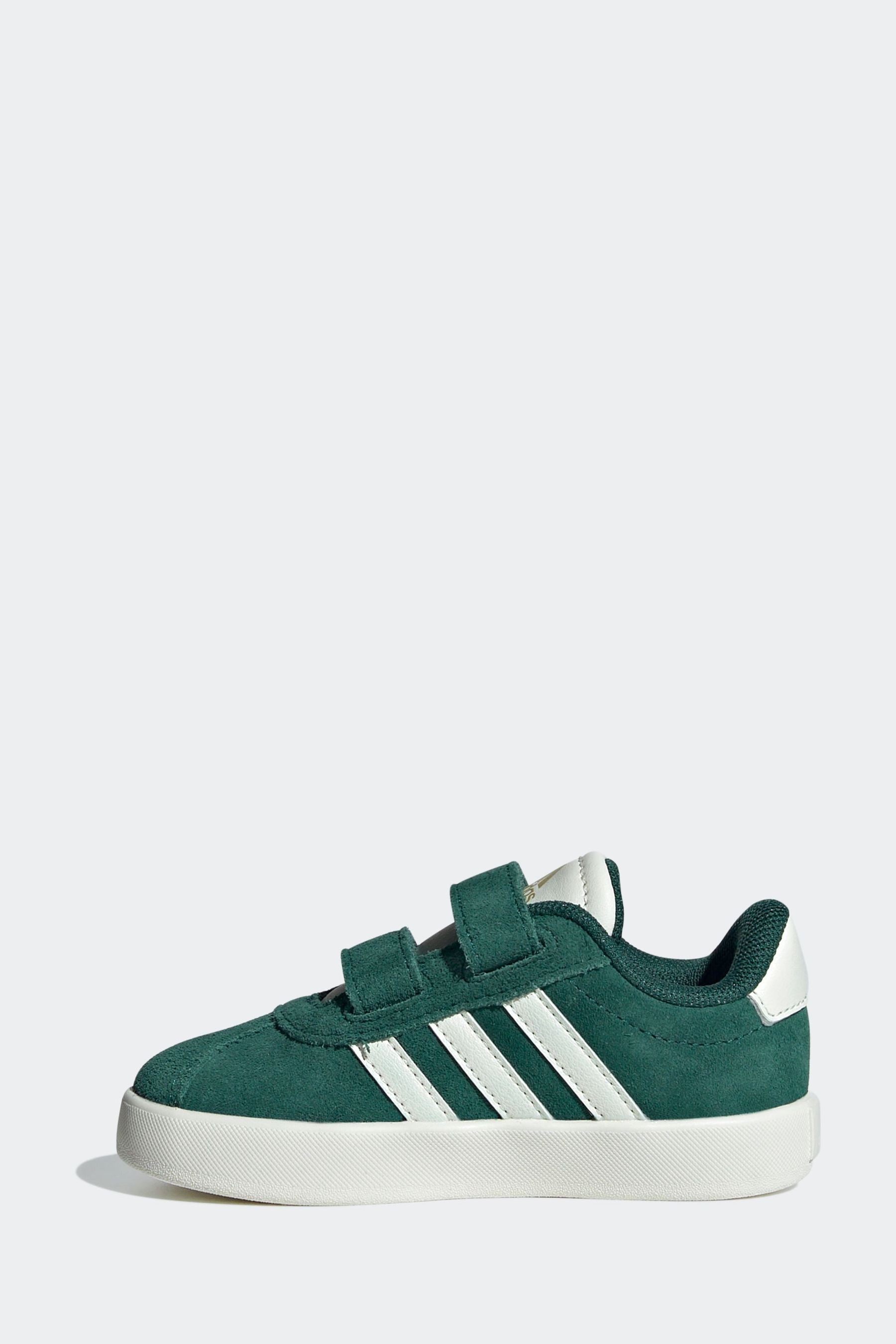 Green/White adidas VL Court 3.0 Shoes