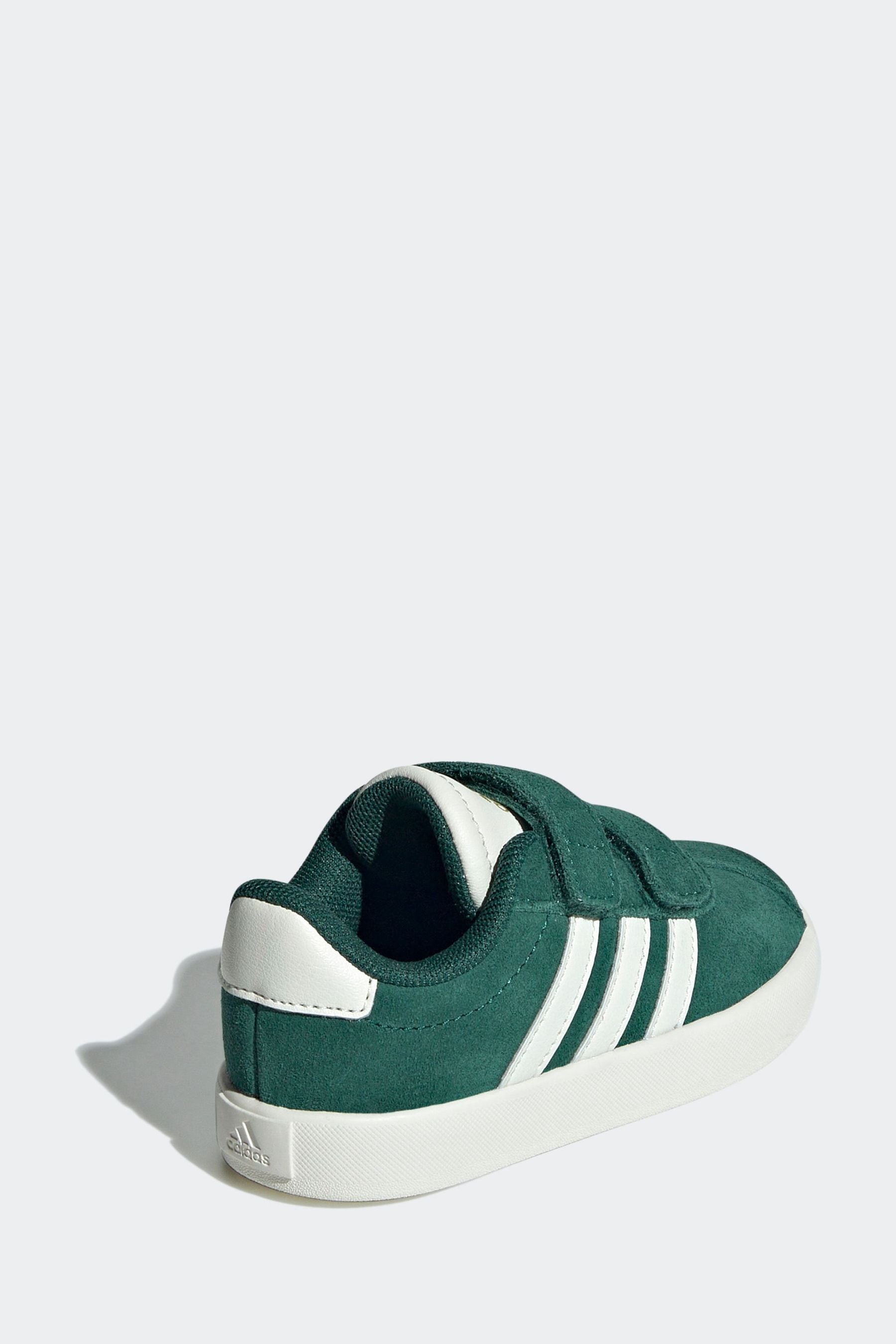 adidas Green/White VL Court 3.0 Trainers