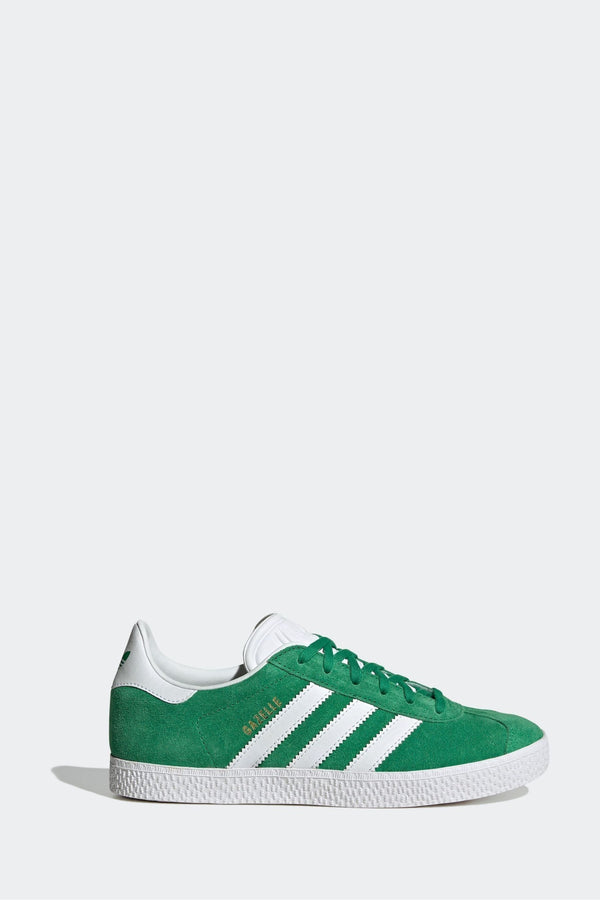 adidas Originals Green/White Junior Gazelle Trainers