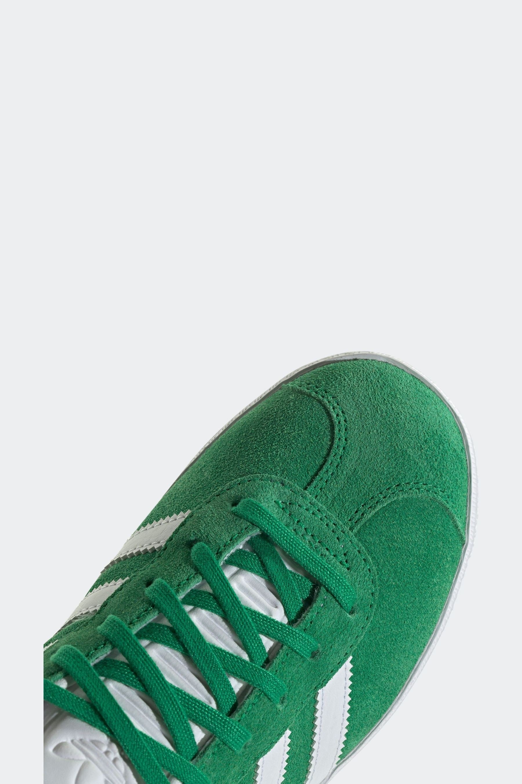 adidas Originals Green/White Gazelle Trainers