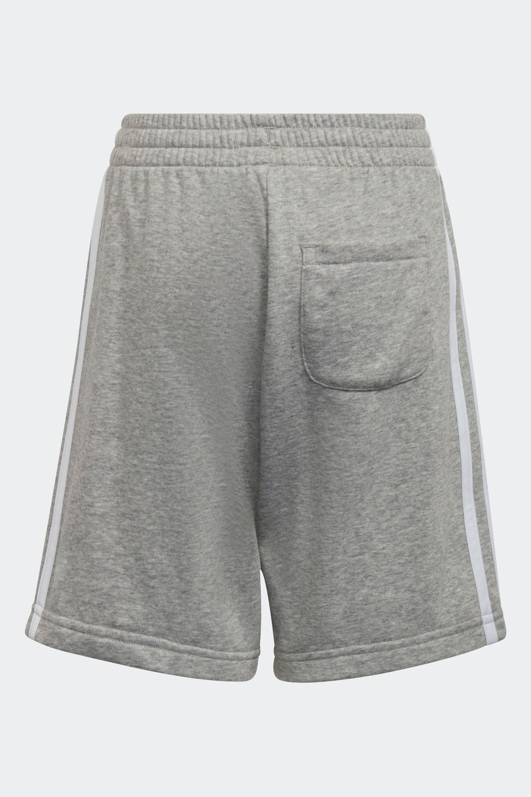 adidas Grey Sportswear Essentials 3-Stripes Shorts