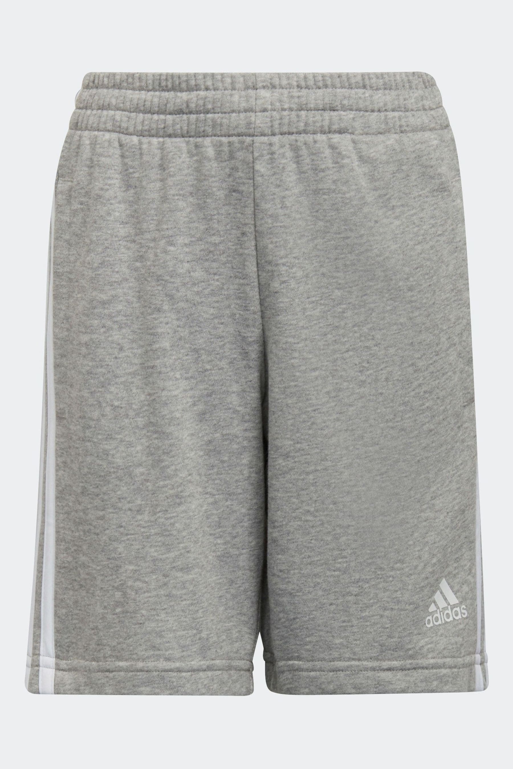 adidas Grey Sportswear Essentials 3-Stripes Shorts