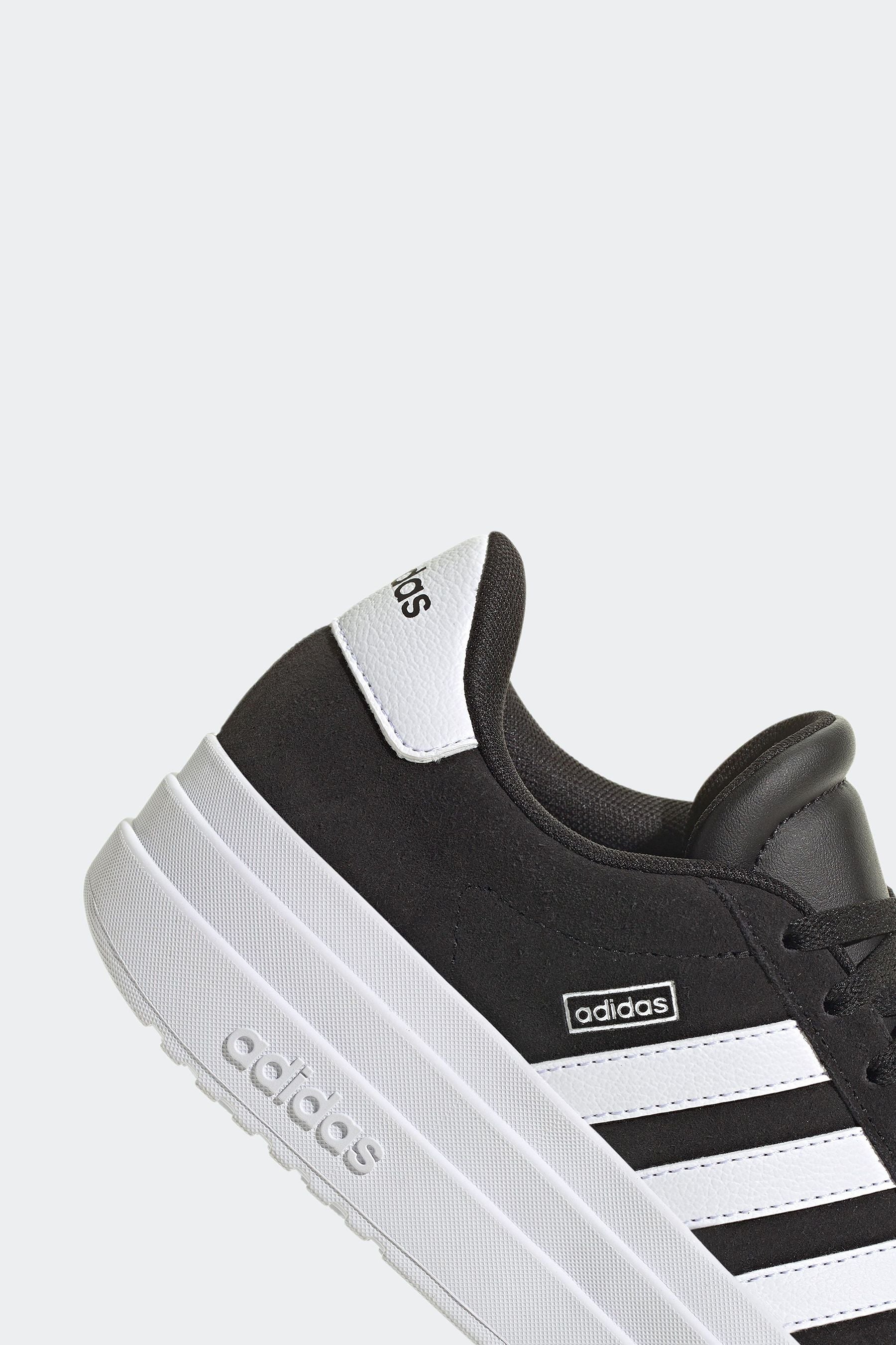 Black/White adidas Kids VL Court Bold Trainers