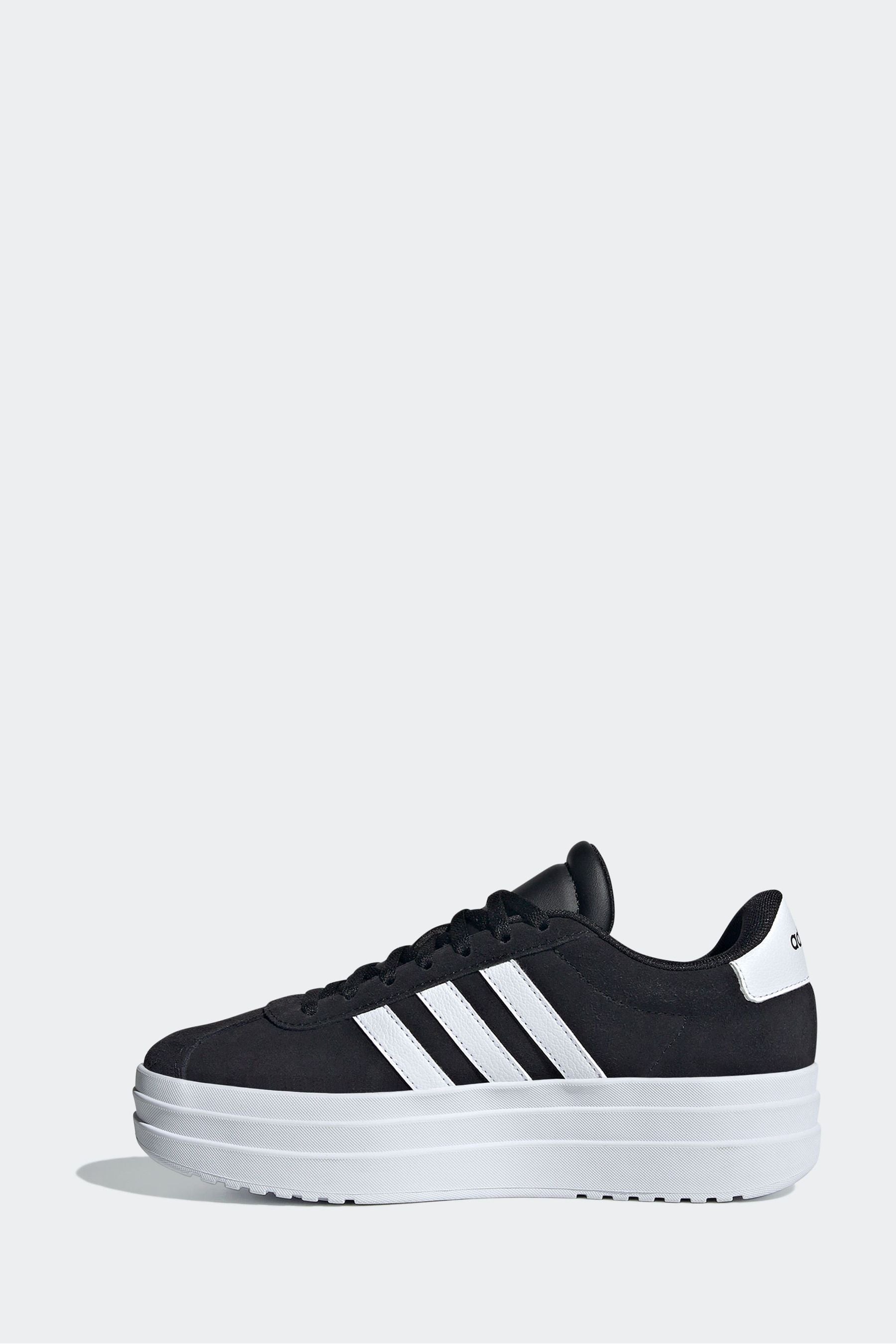 adidas Black/White Junior VL Court Bold Trainers