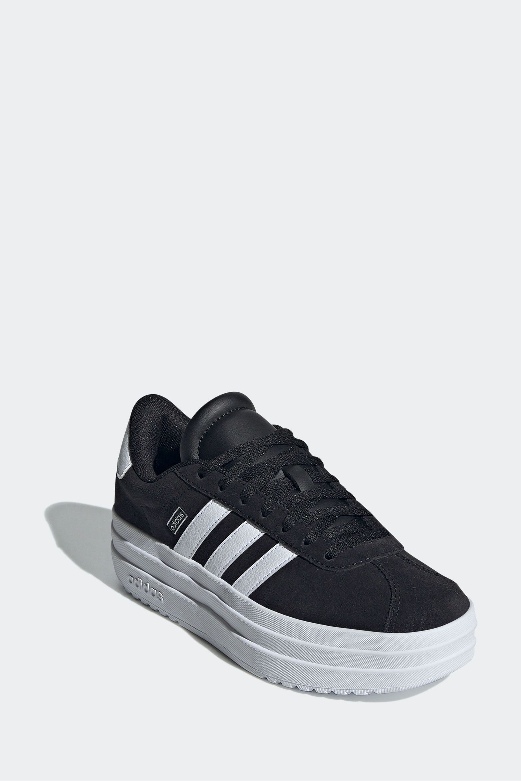 adidas Black/White Junior VL Court Bold Trainers