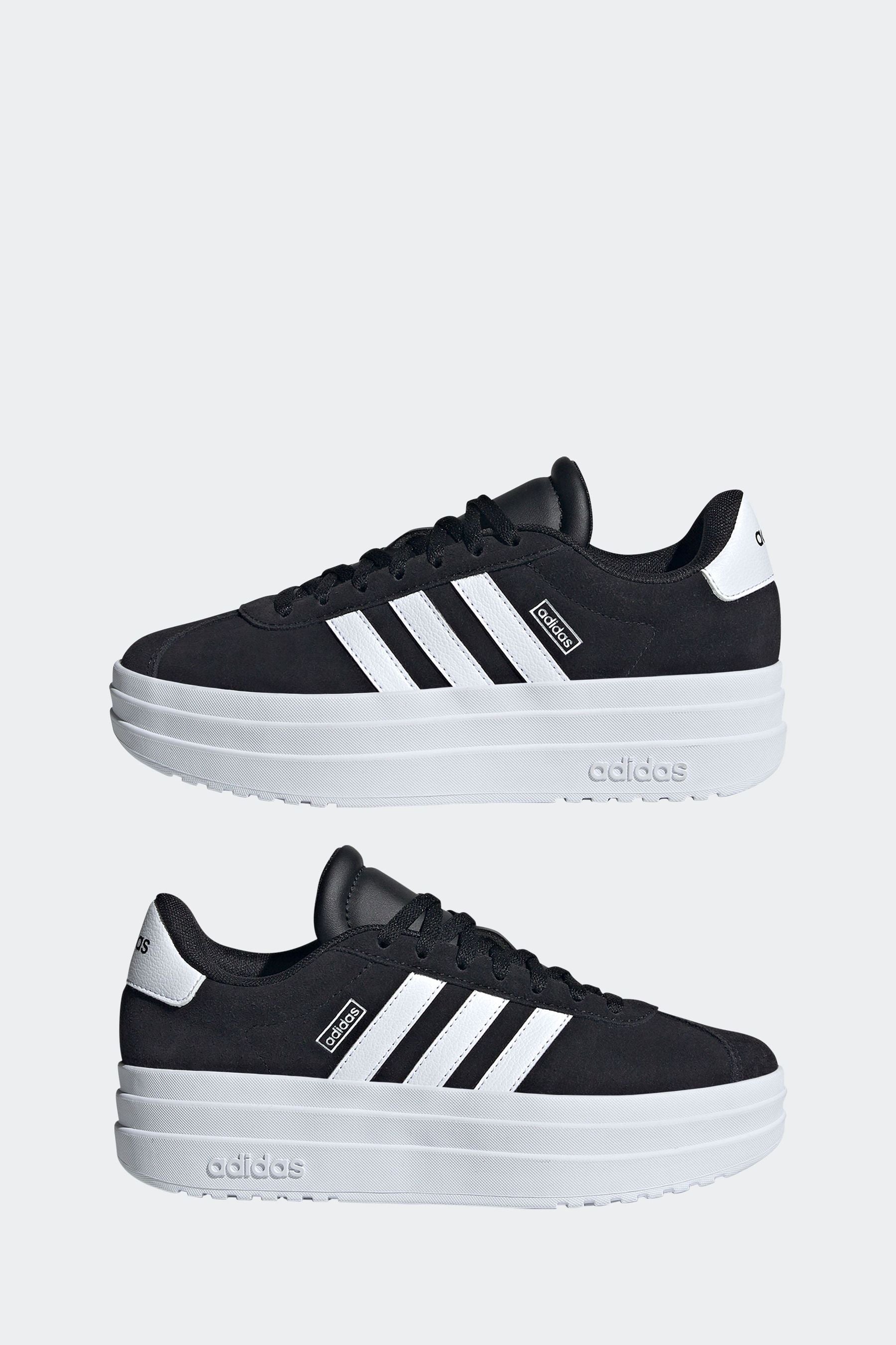 adidas Black/White Junior VL Court Bold Trainers