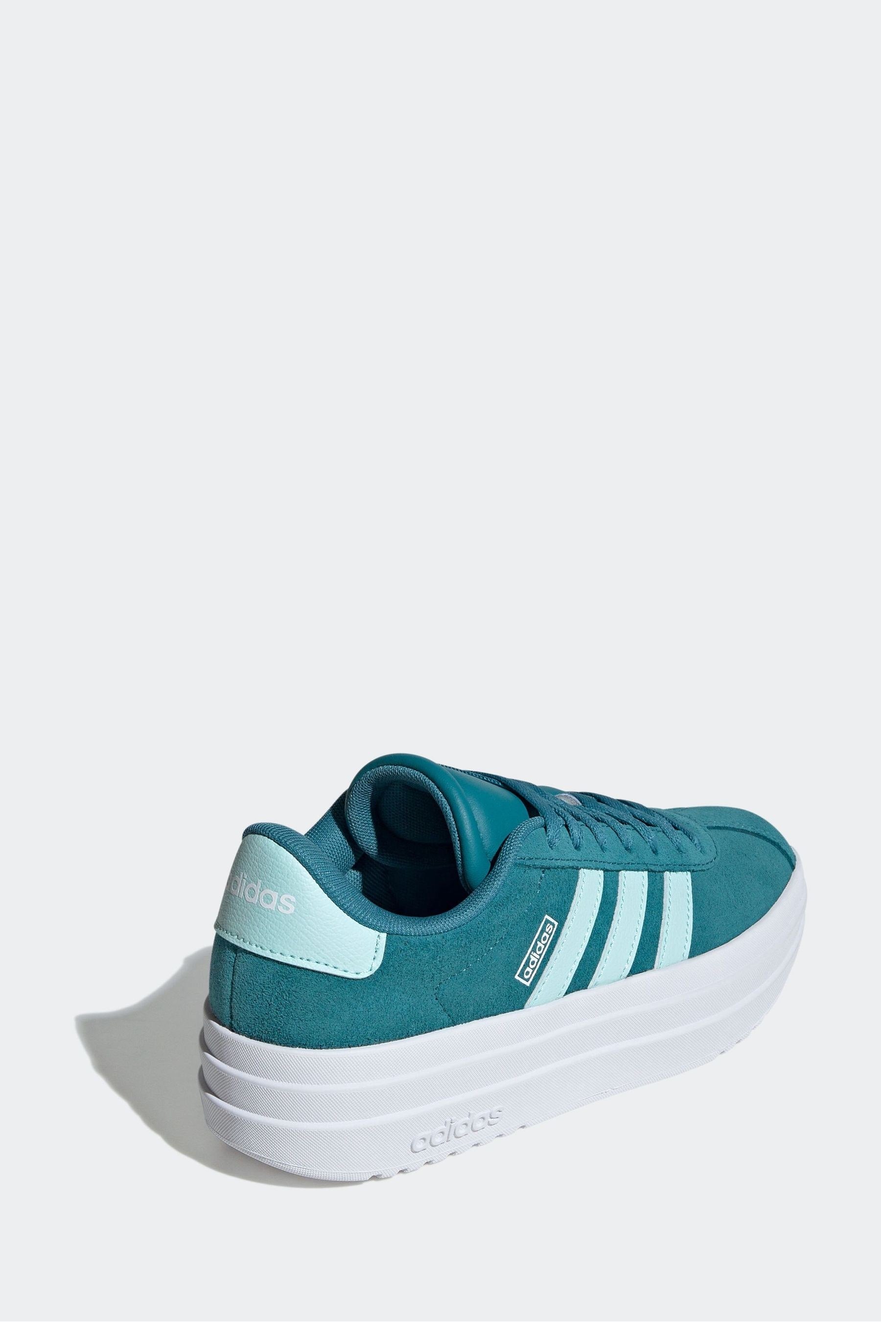 Blue/White adidas Kids VL Court Bold Trainers