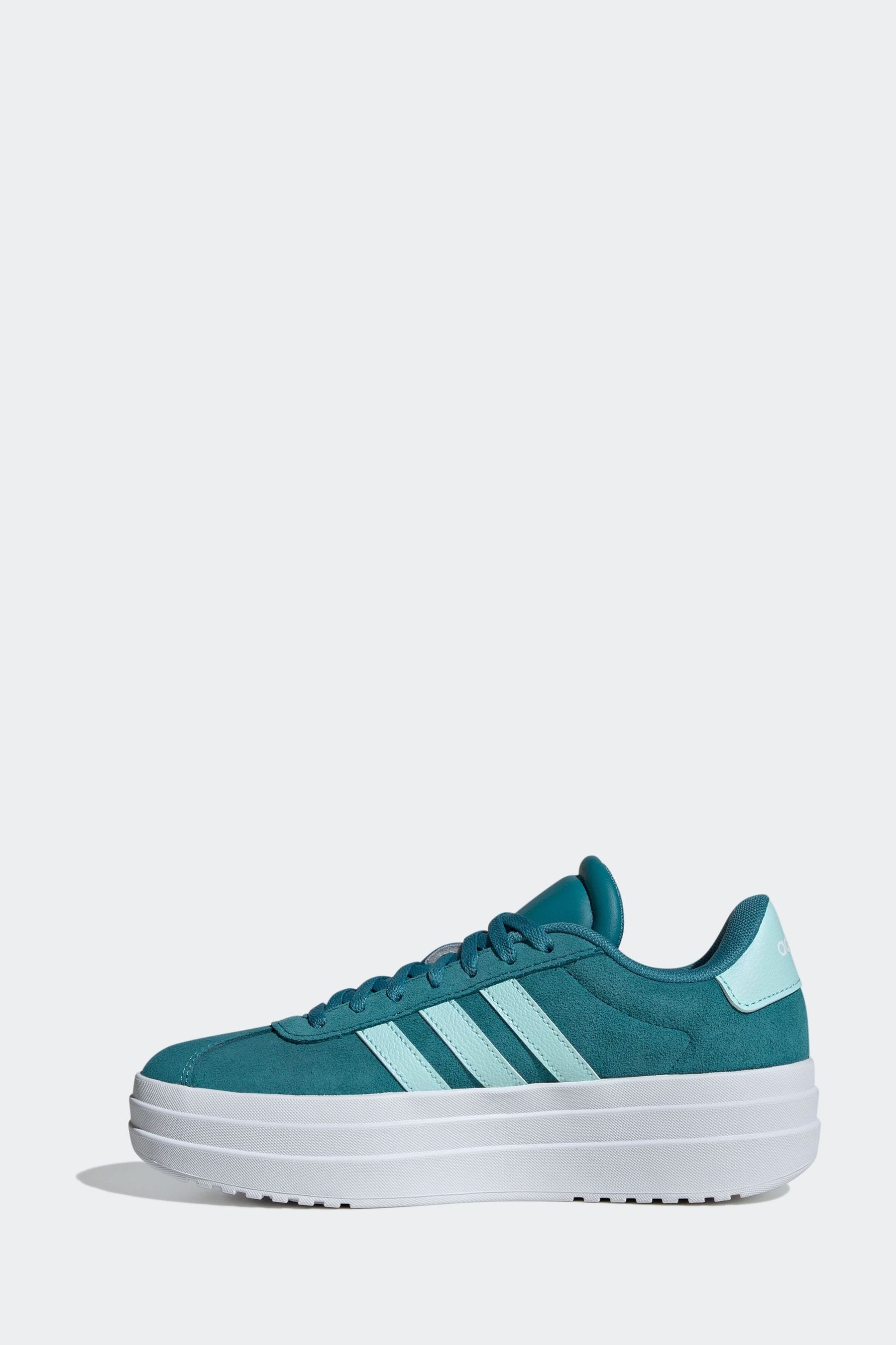 adidas Blue/White Junior VL Court Bold Trainers