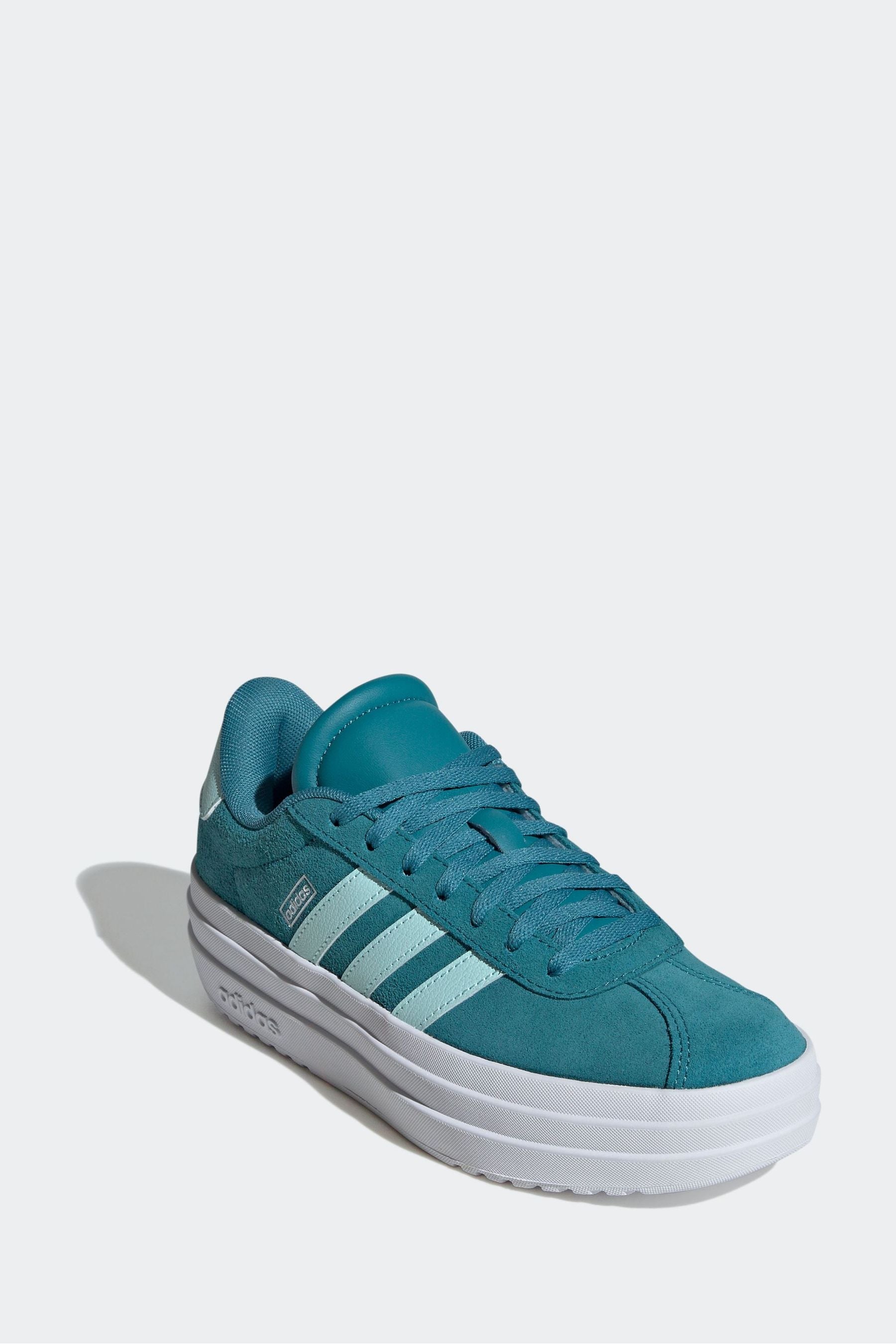 adidas Blue/White Junior VL Court Bold Trainers