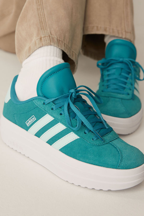 adidas Blue/White Junior VL Court Bold Trainers