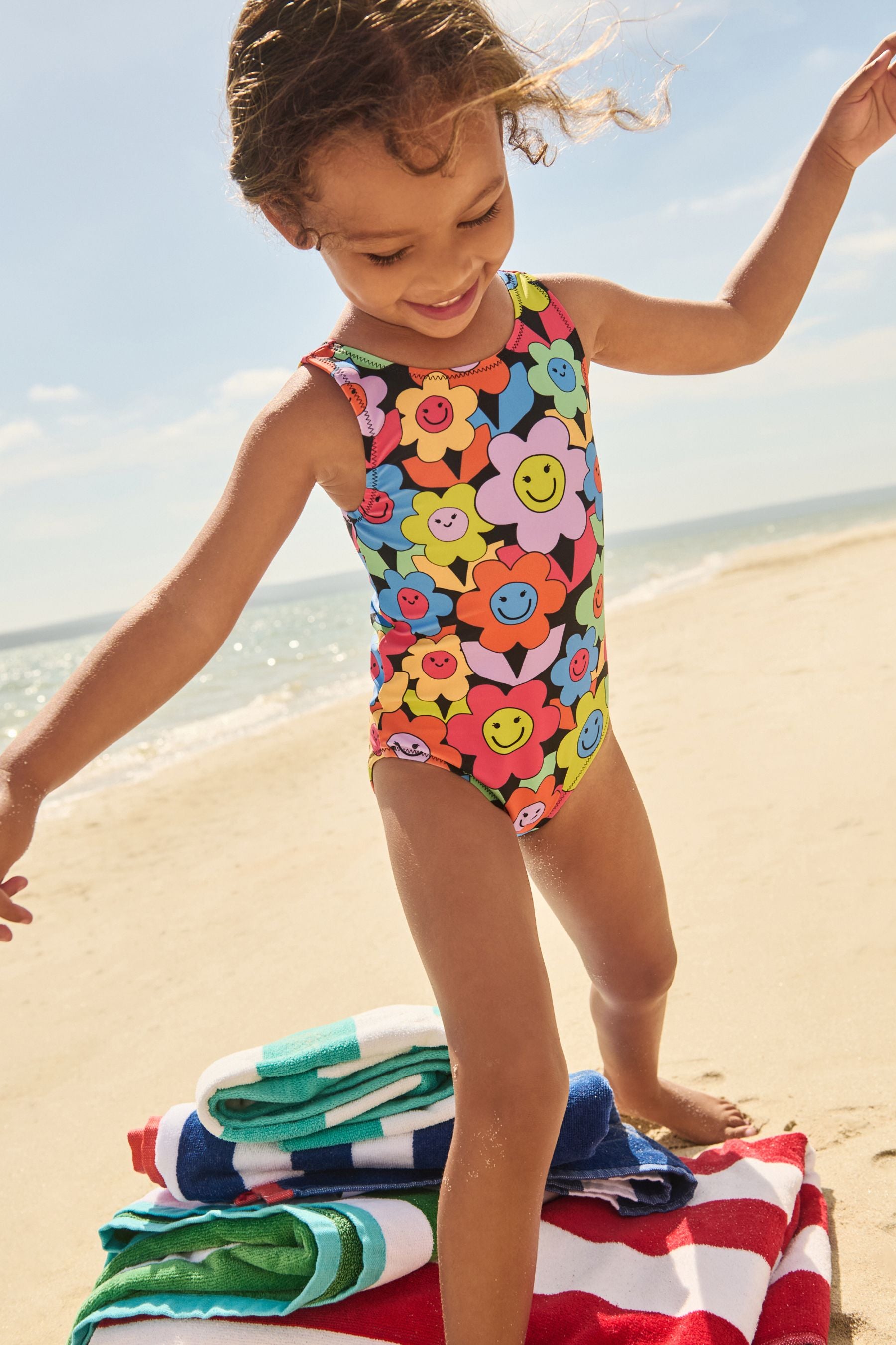 Multi Flower Swimsuit (3mths-7yrs)