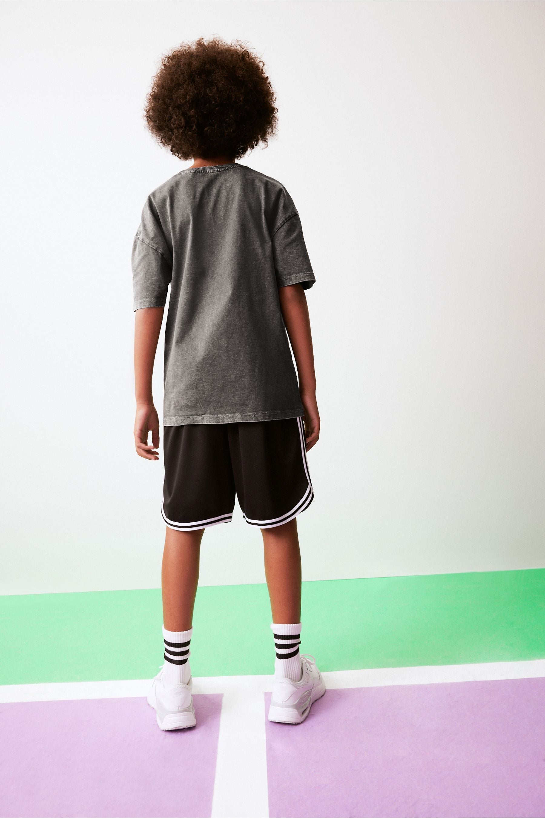 Grey Relaxed Fit Short Sleeve Graphic T-Shirt (3-16yrs)