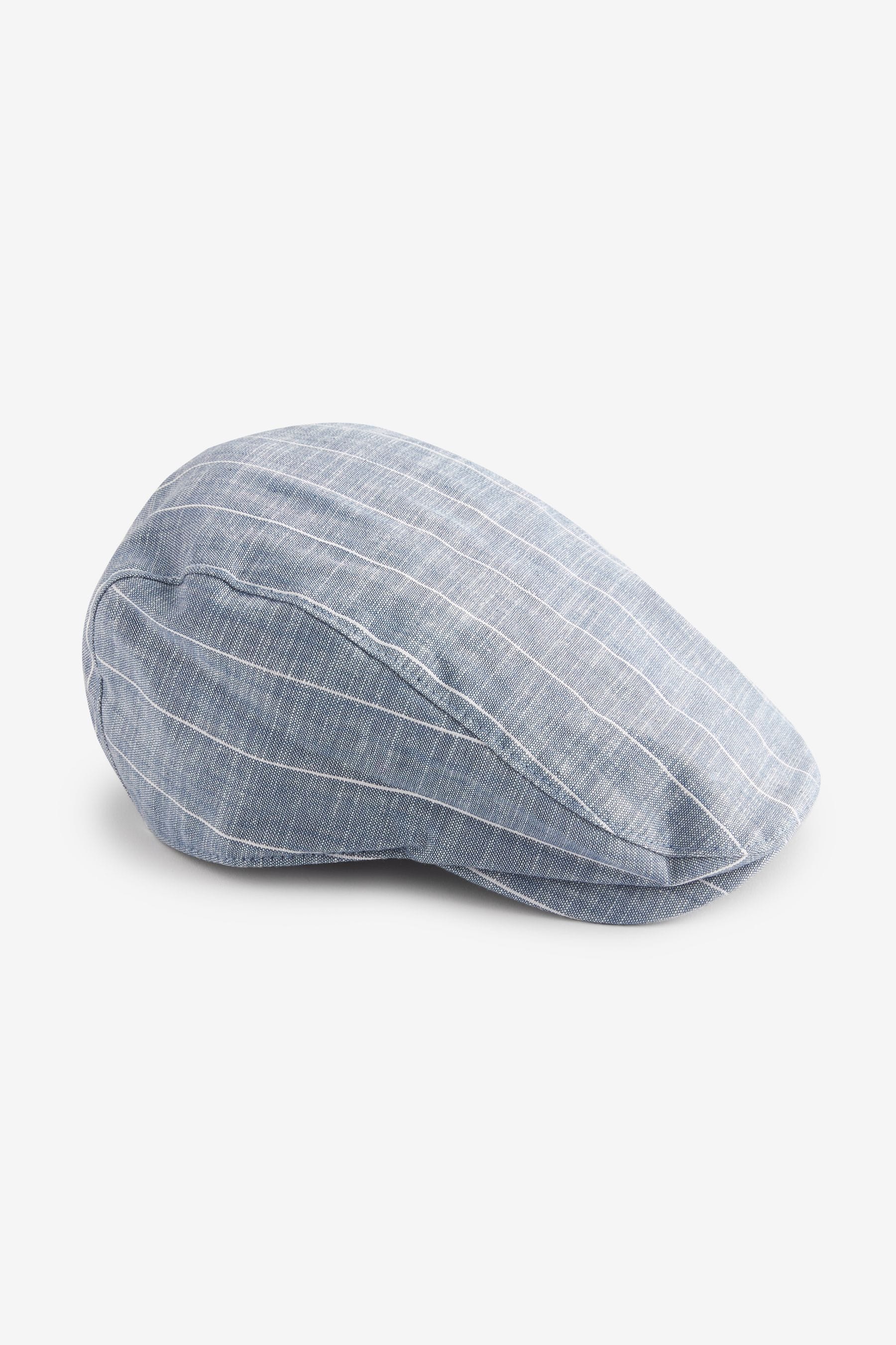 Blue Stripe Flat Cap (1-16yrs)