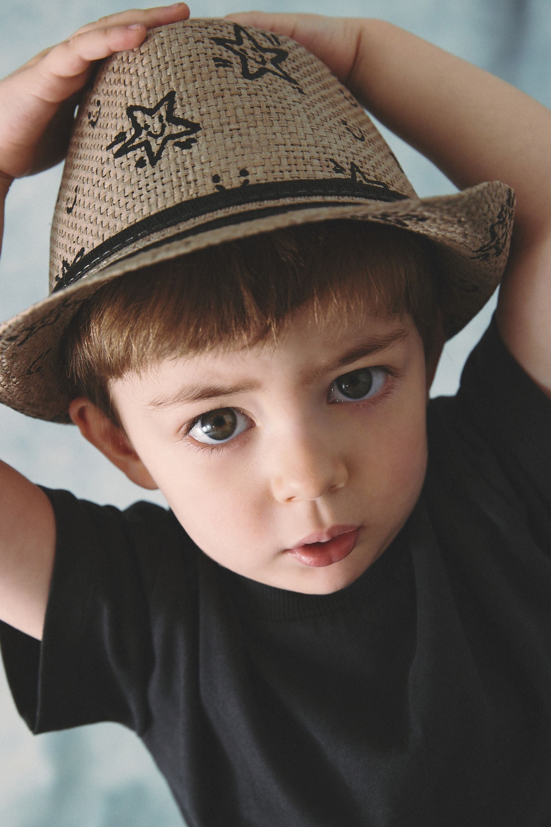 Neutral Star Trilby Hat (1-16yrs)