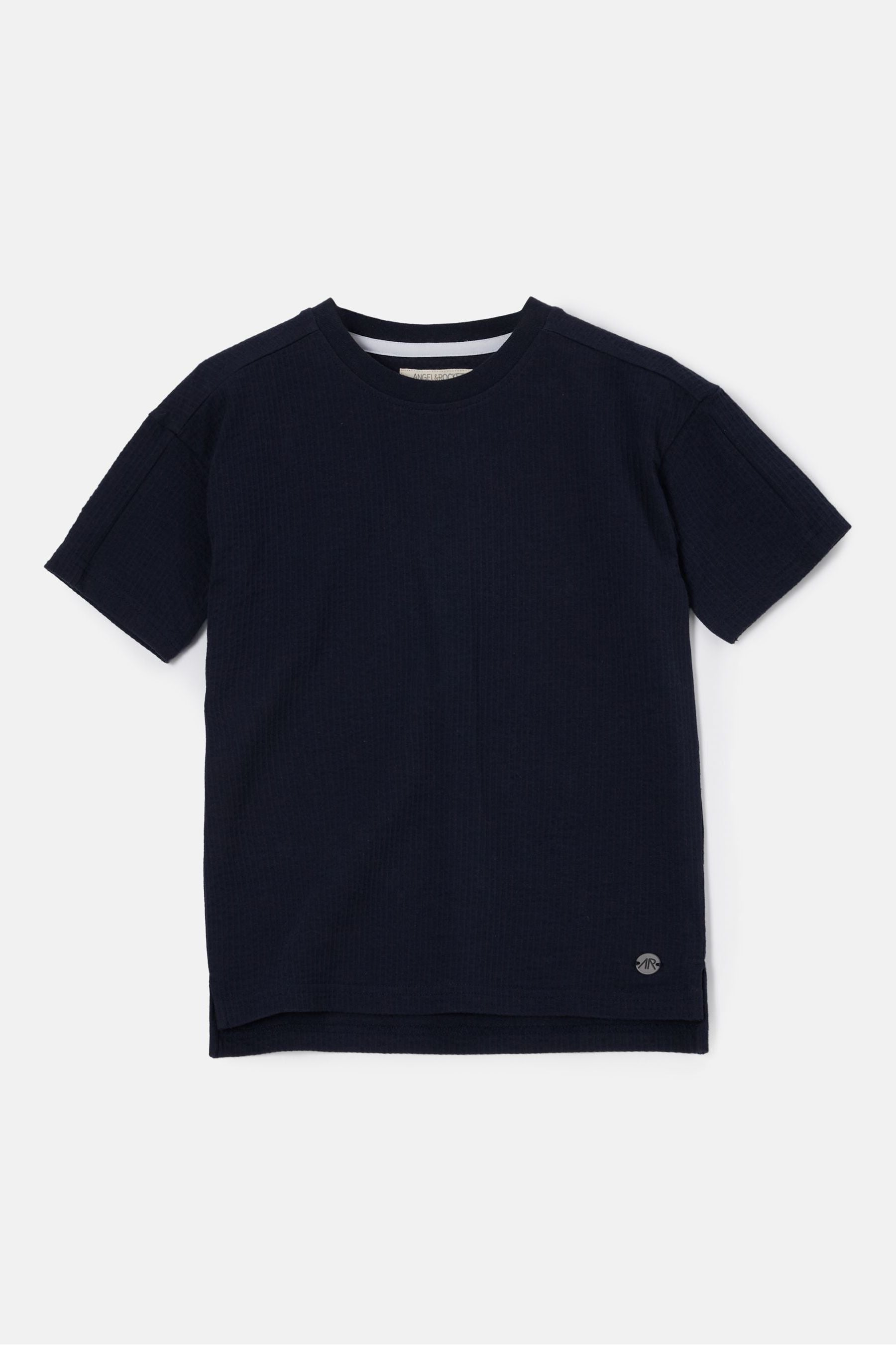 Angel & Rocket Blue Hector Textured T-Shirt