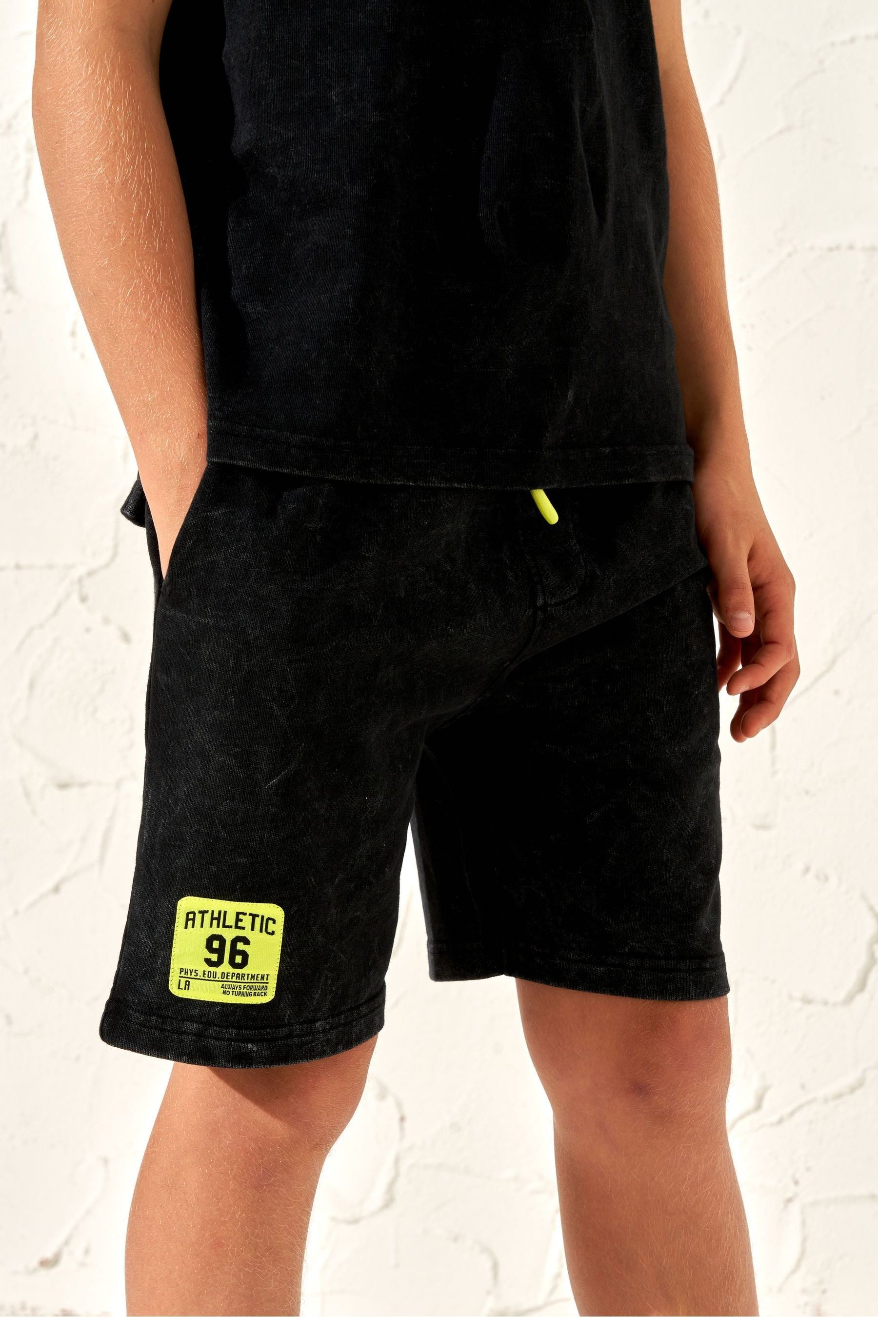 Black Angel & Rocket Evan Shorts