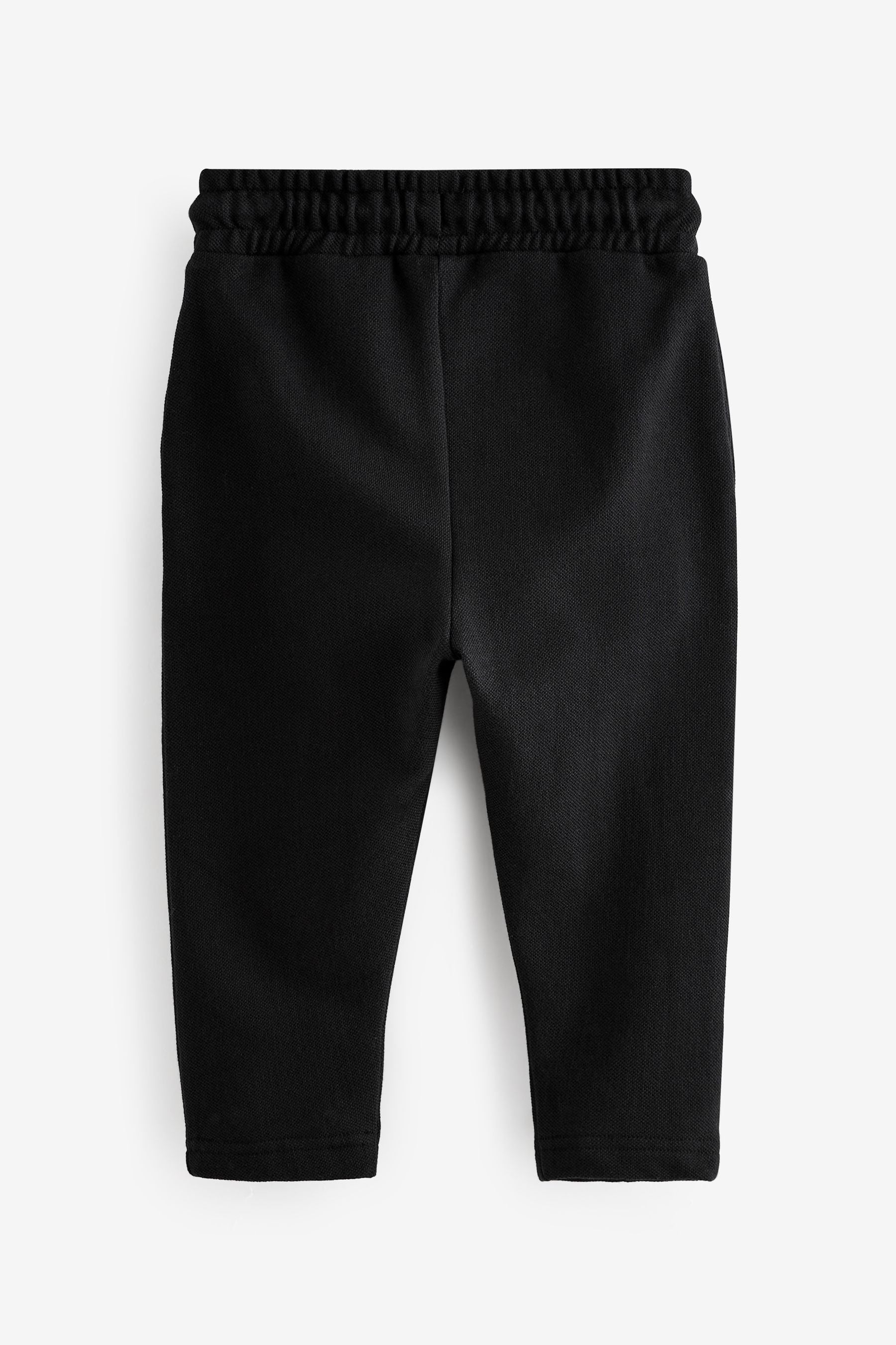 Black Pintuck 100% Cotton Joggers (3mths-7yrs)