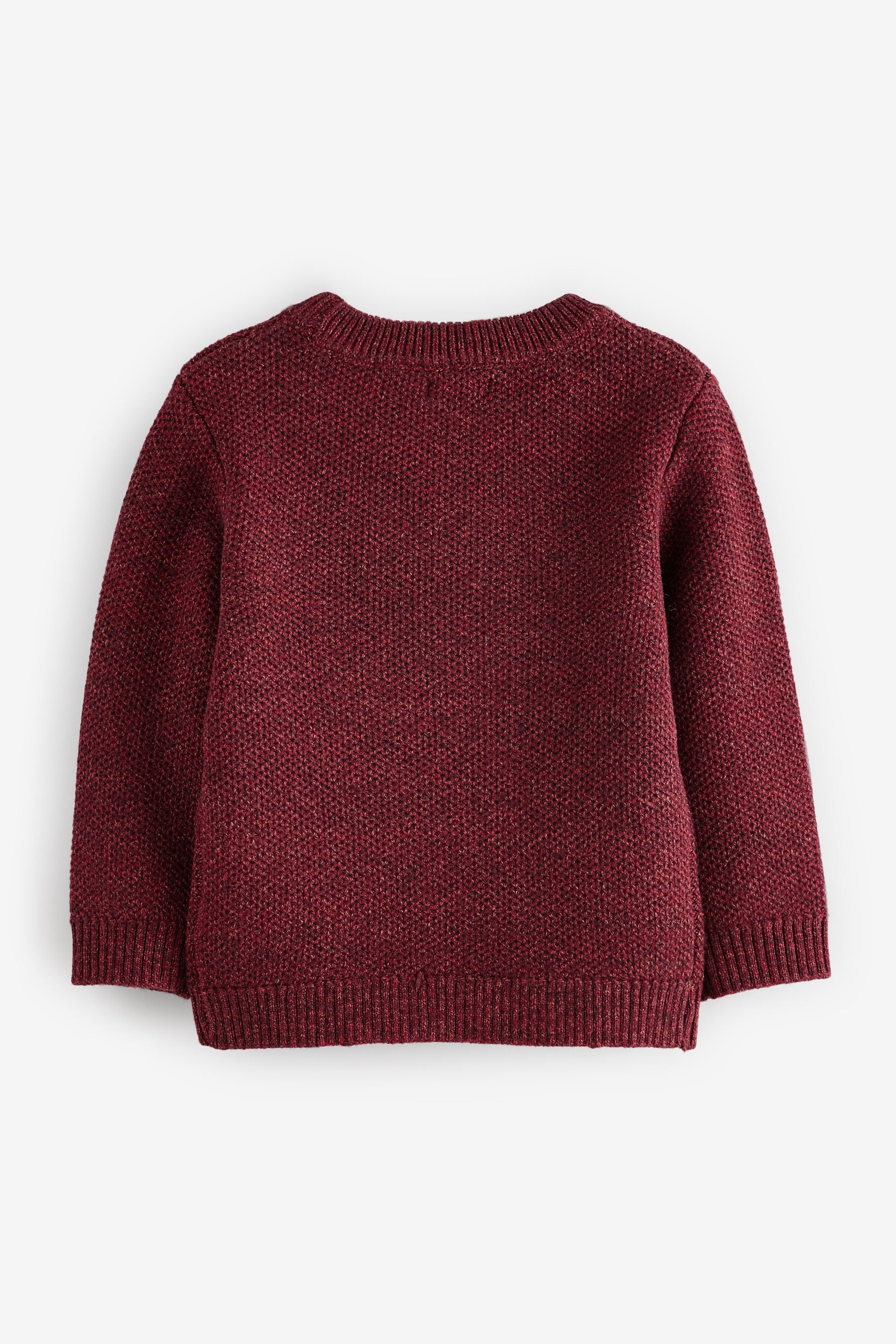 Red Dog Christmas Crew Neck Jumper (3mths-7yrs)