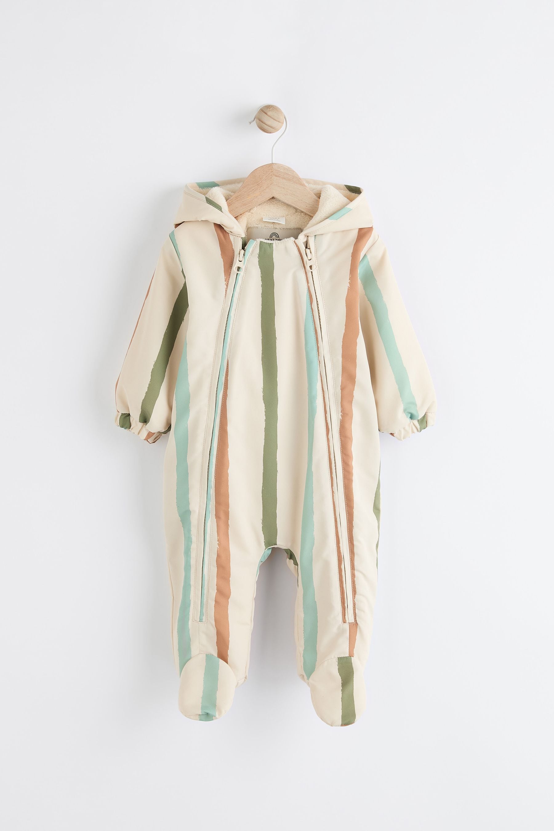 Mineral Stripe Pramsuit All-In-One (0mths-2yrs)