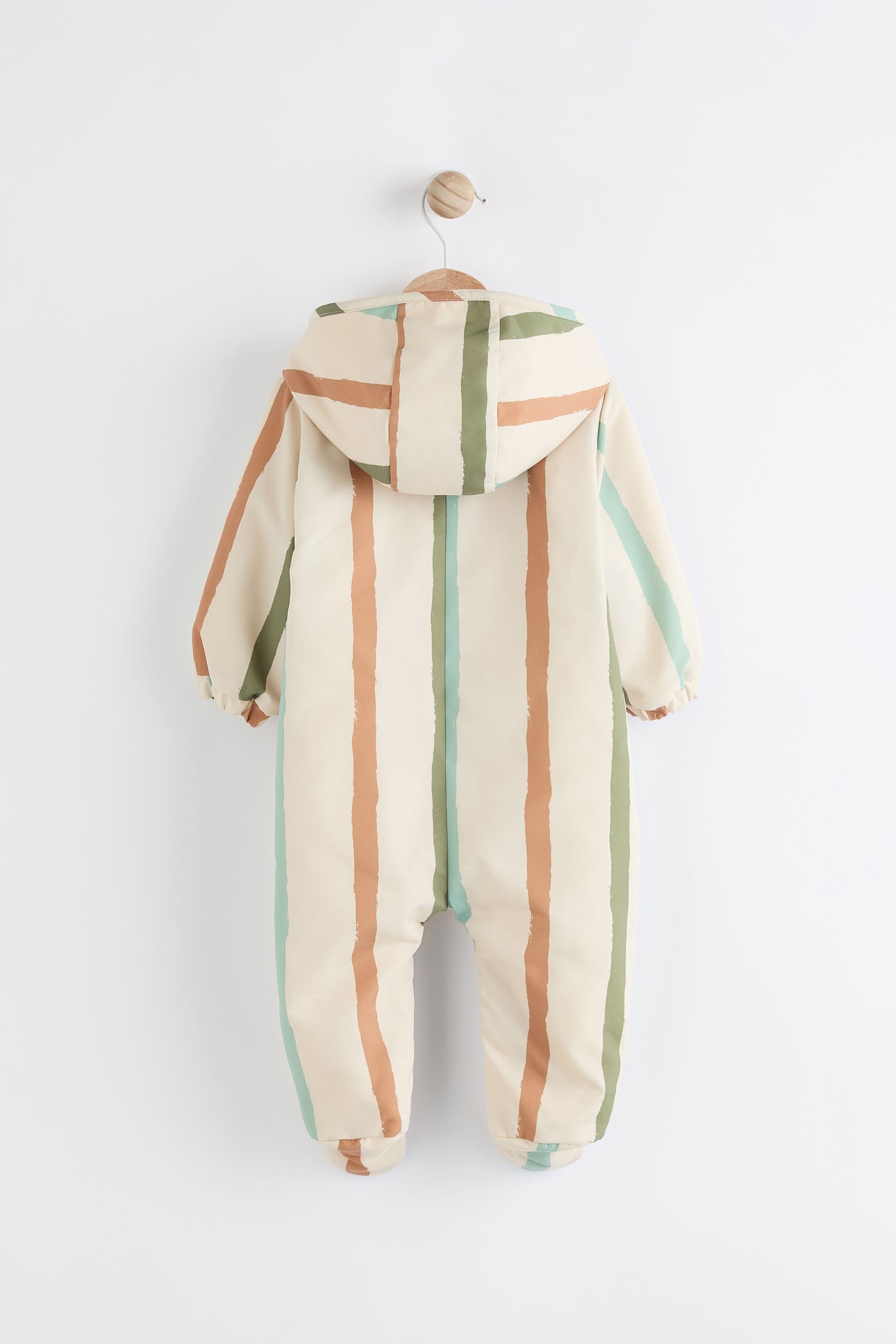 Mineral Stripe Pramsuit All-In-One (0mths-2yrs)