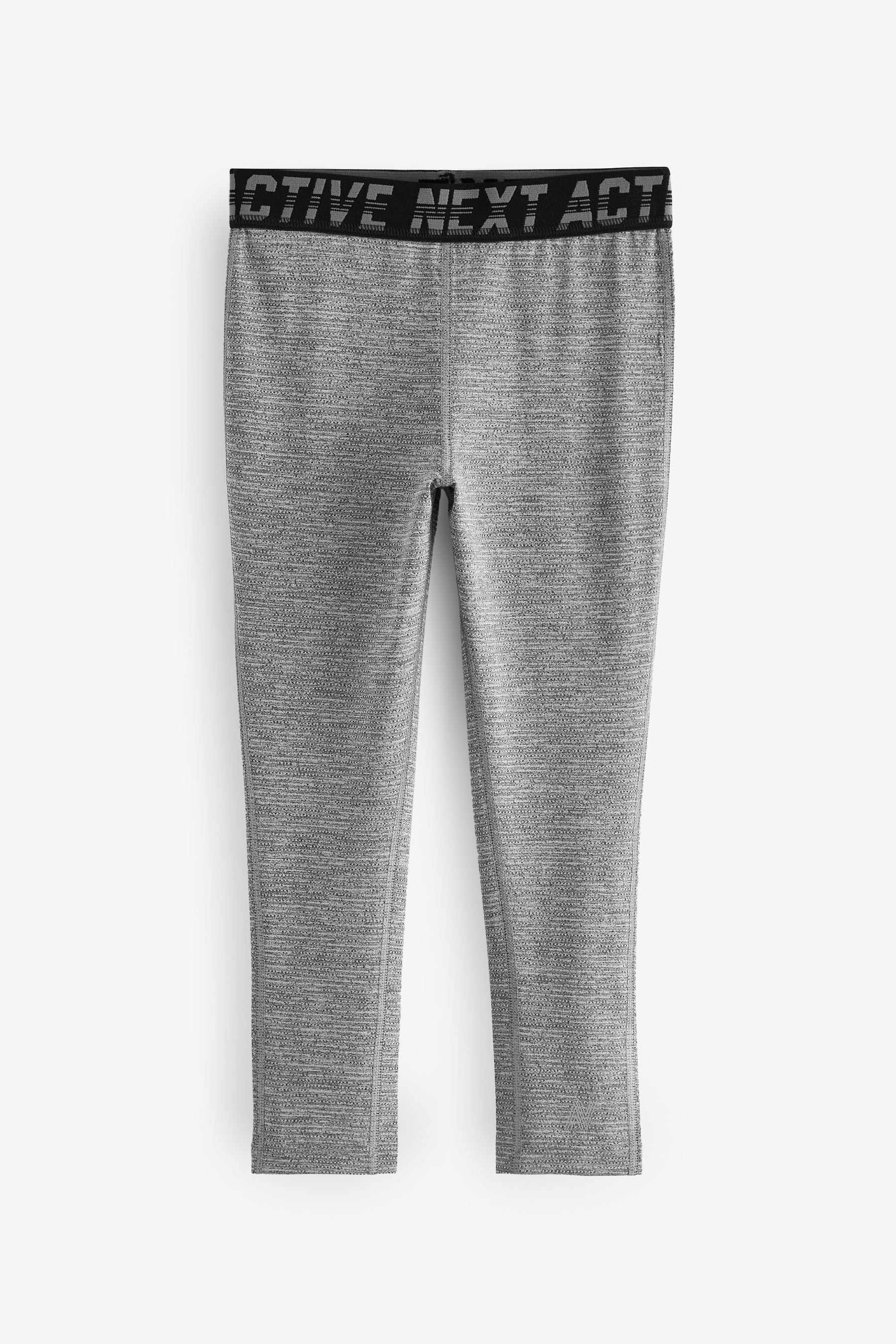 Grey Textured Base Layer Leggings (3-16yrs)