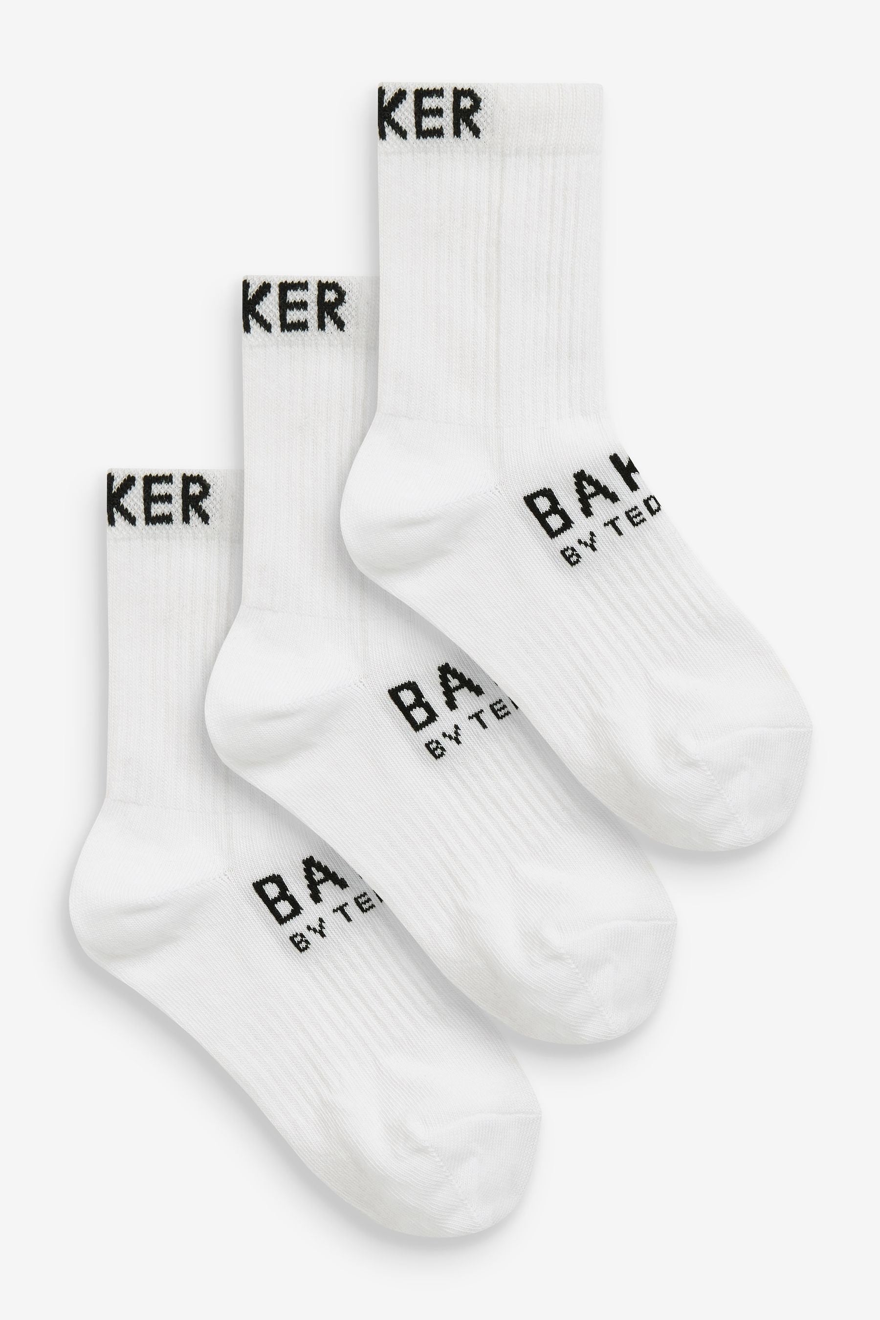 White Baker by Ted Baker Socks 3 Pack