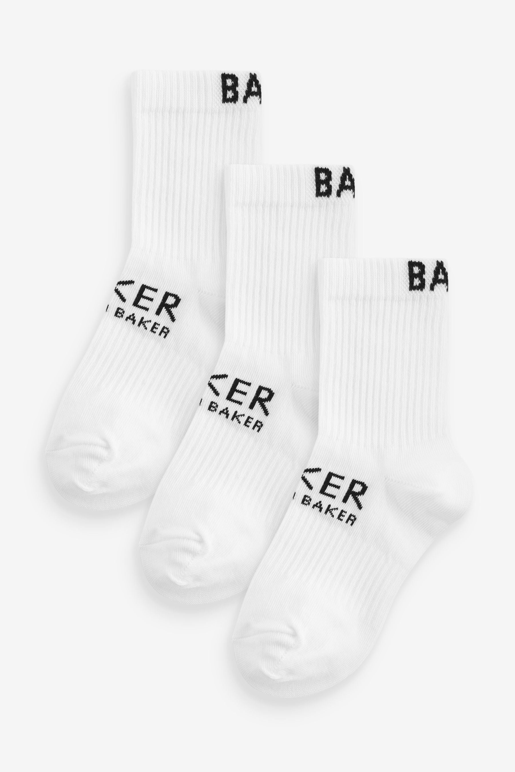 White Baker by Ted Baker Socks 3 Pack