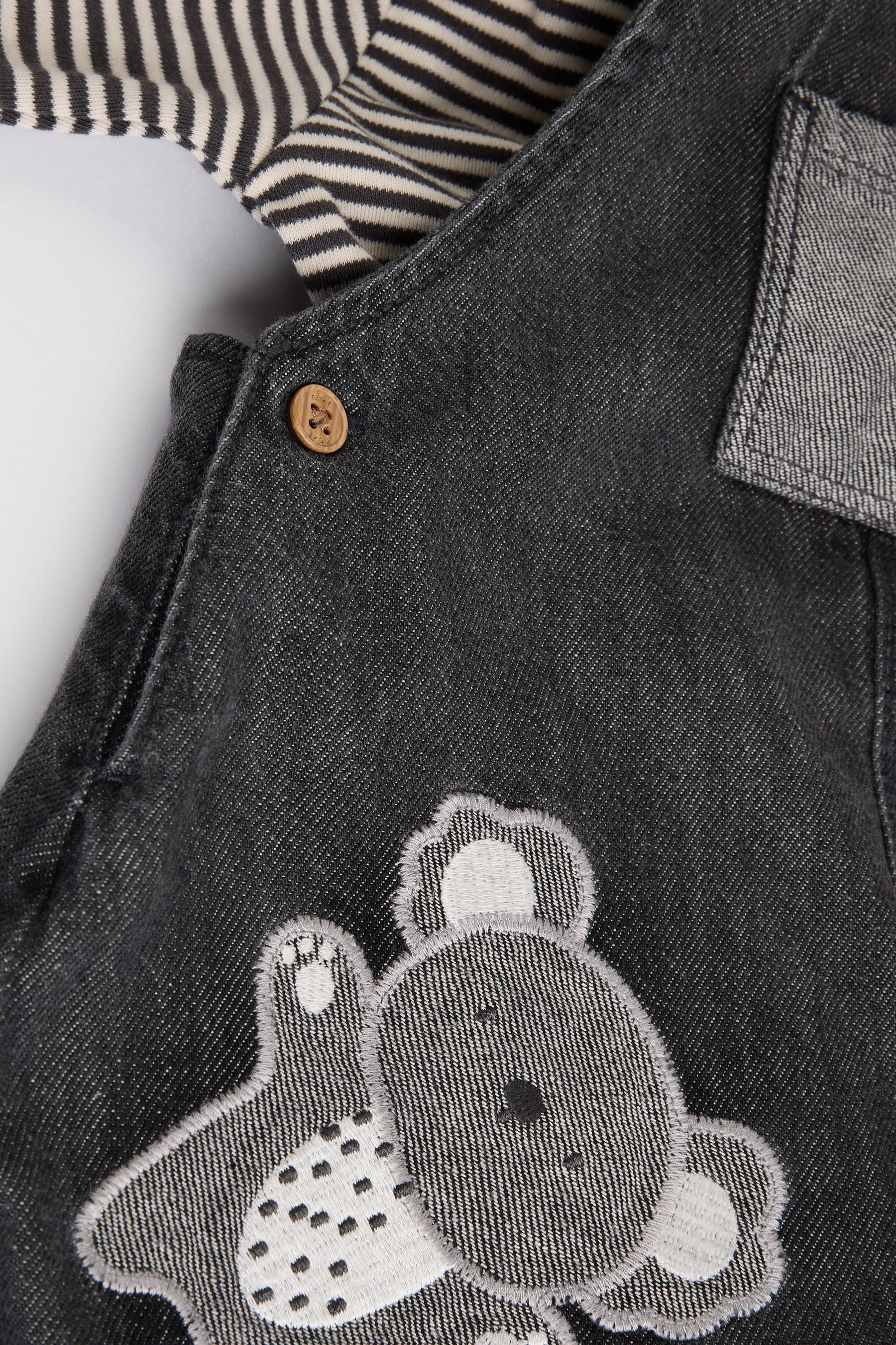 Mono Koala Baby Denim Dungarees and Bodysuit Set (0mths-2yrs)