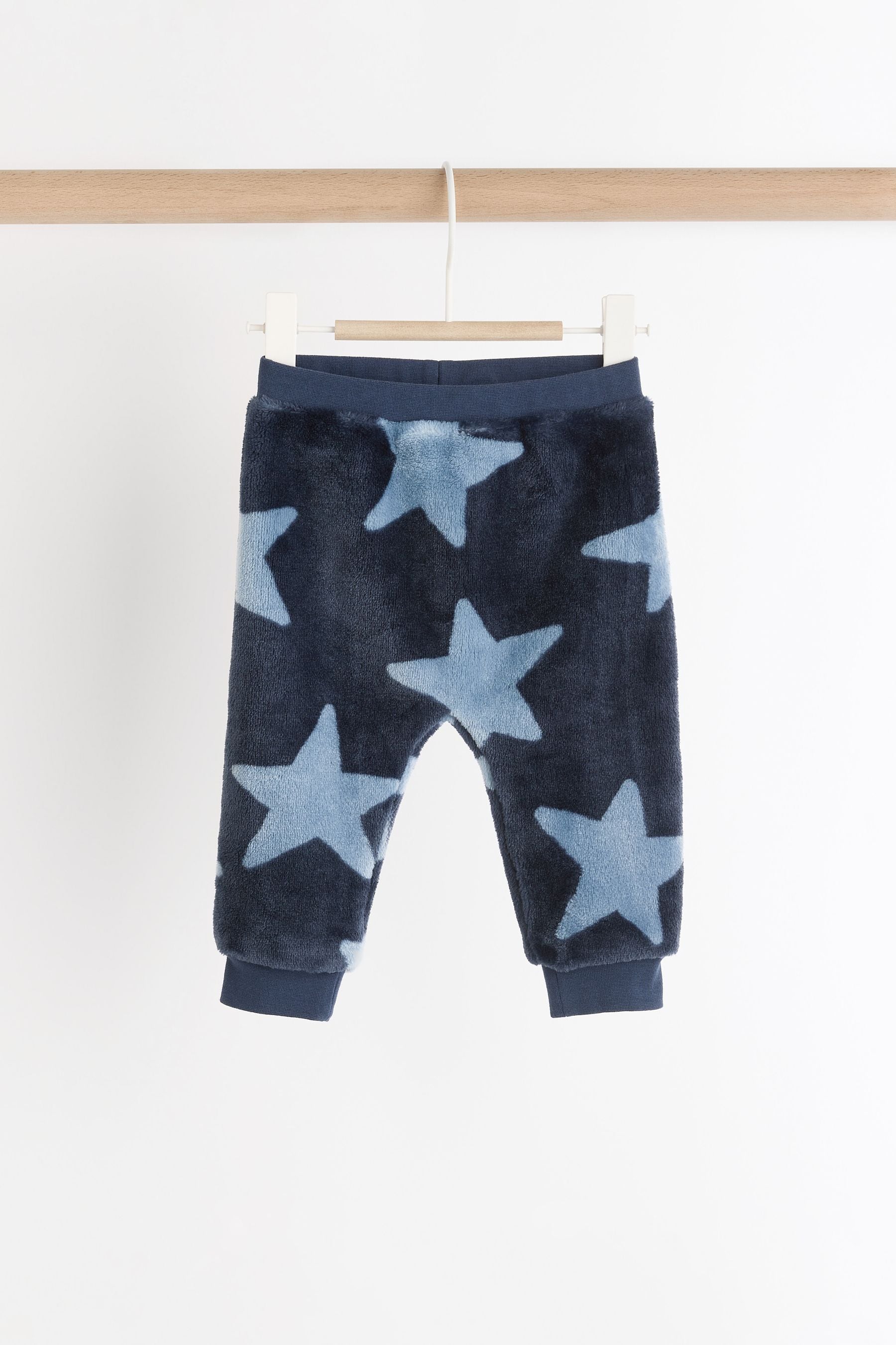 Navy Star Baby Fleece Top and Joggers Set