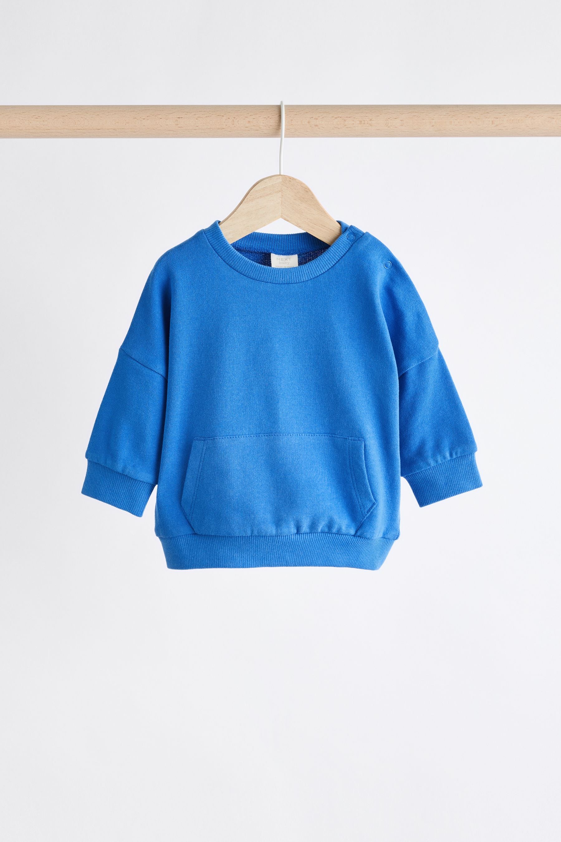 Blue/Rust Sweatshirt and Joggers Baby Set