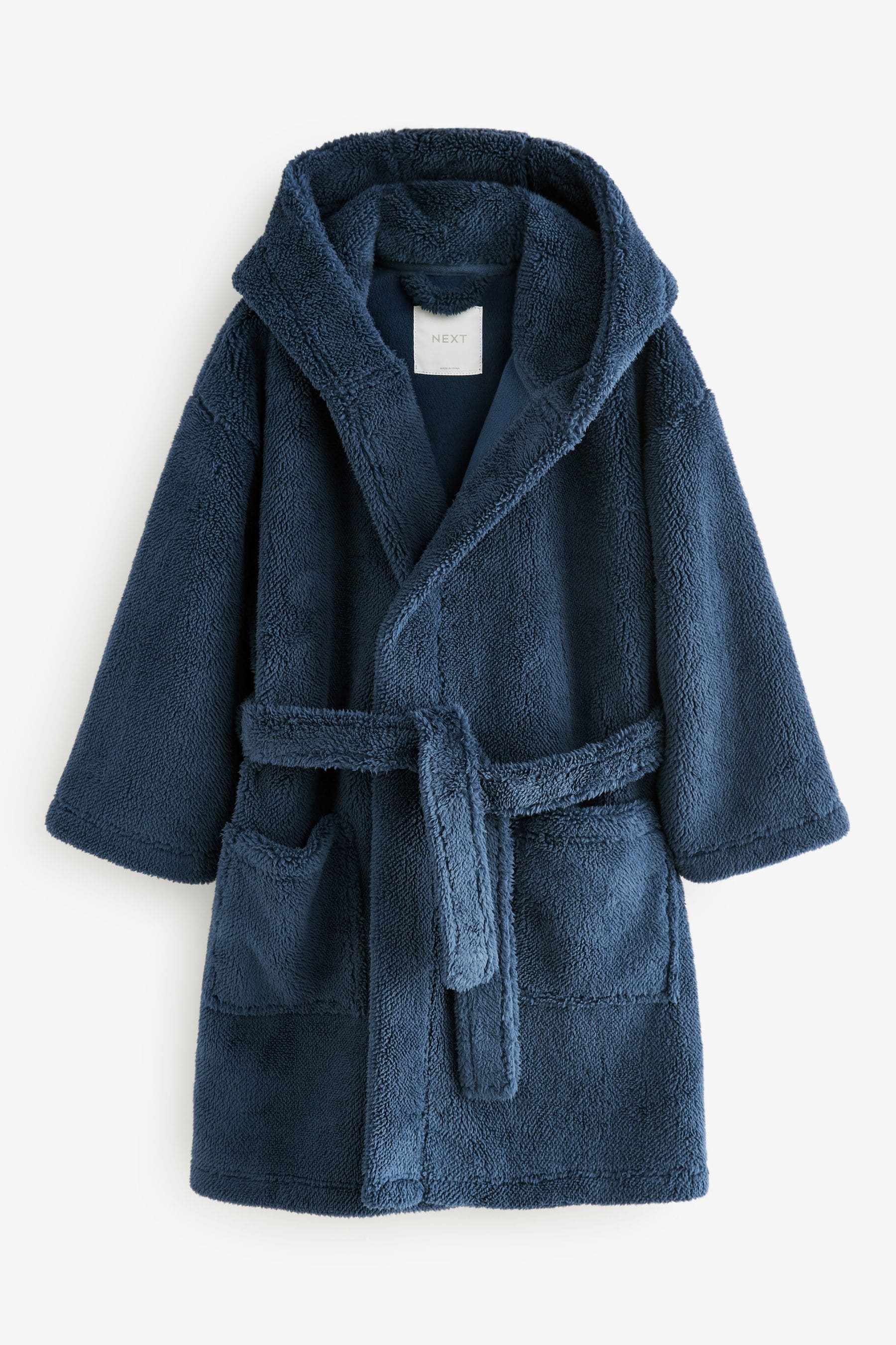 Navy Blue Fleece Robe (1.5-16yrs)