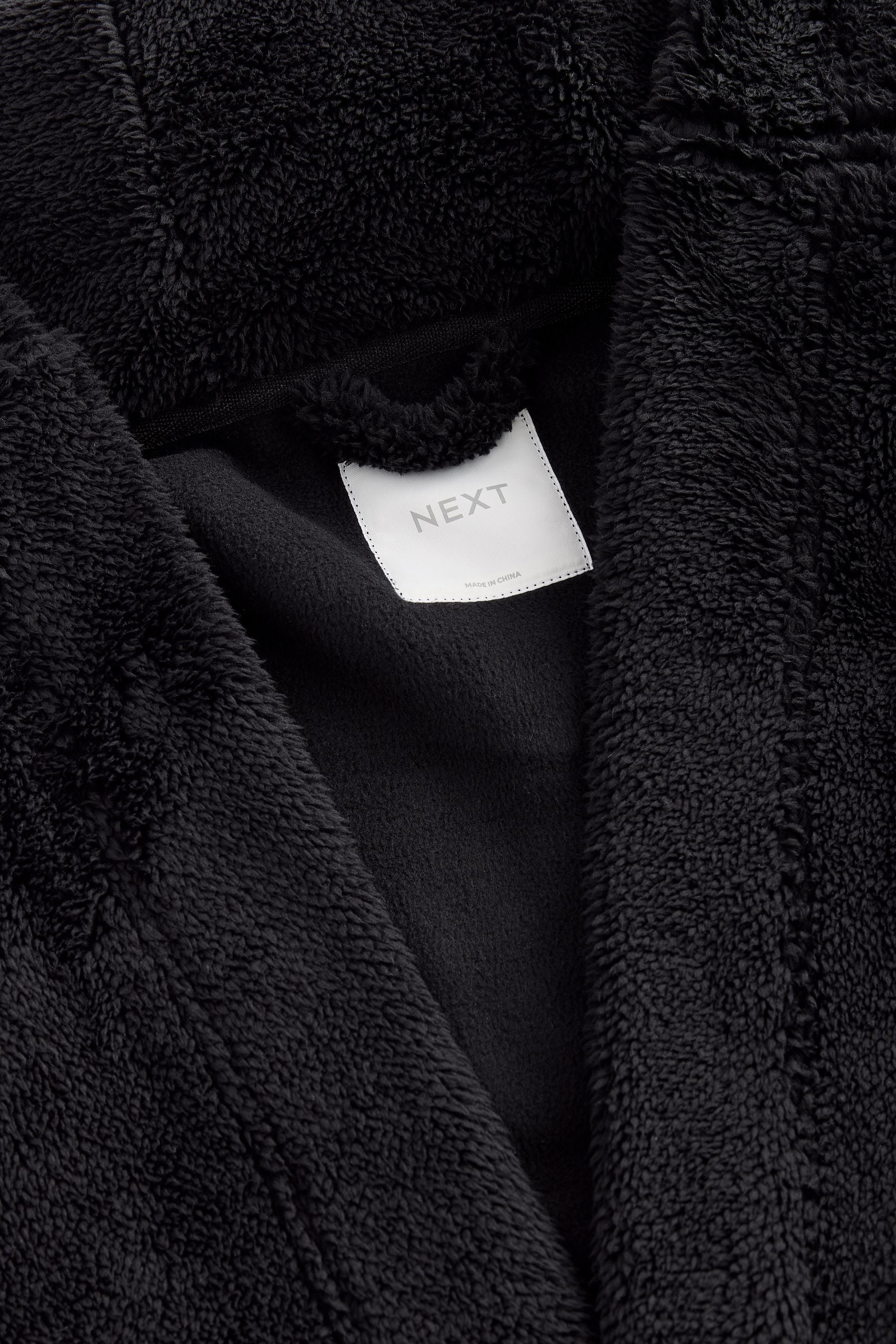 Black Fleece Robe (1.5-16yrs)