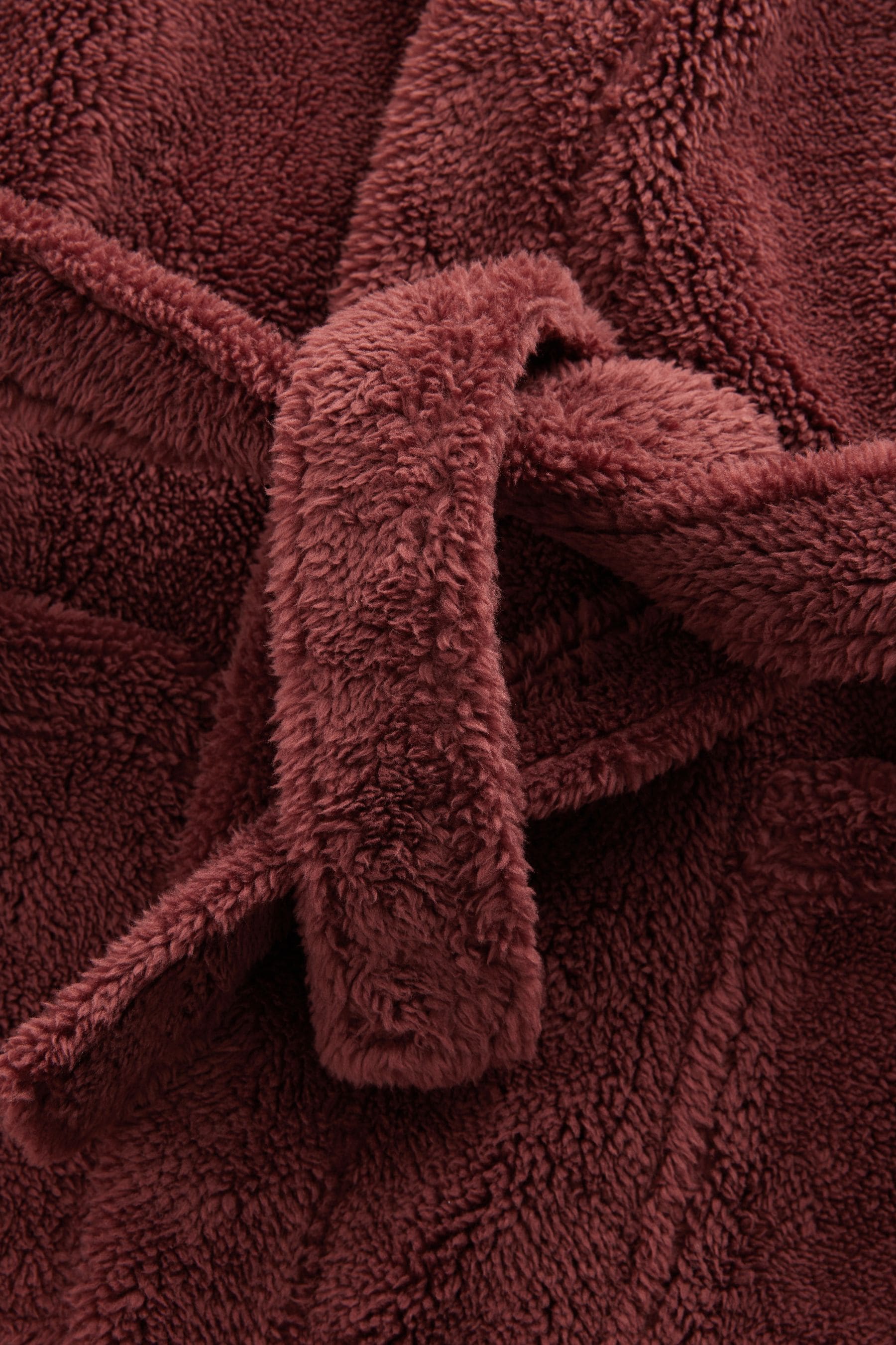 Burgundy Red Fleece Robe (1.5-16yrs)