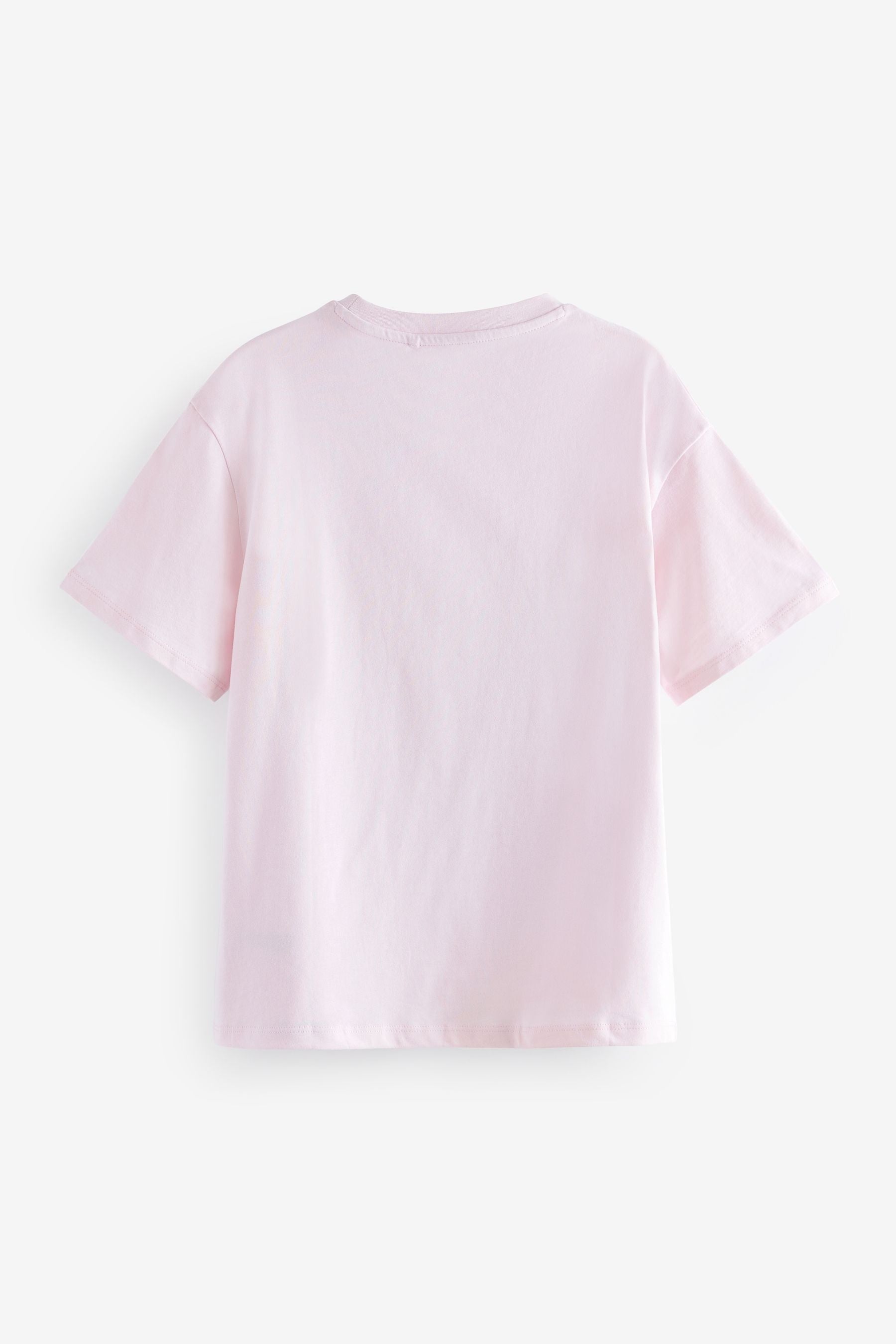 Pink Oversized Horse 100% Cotton Graphic T-Shirt (3-16yrs)