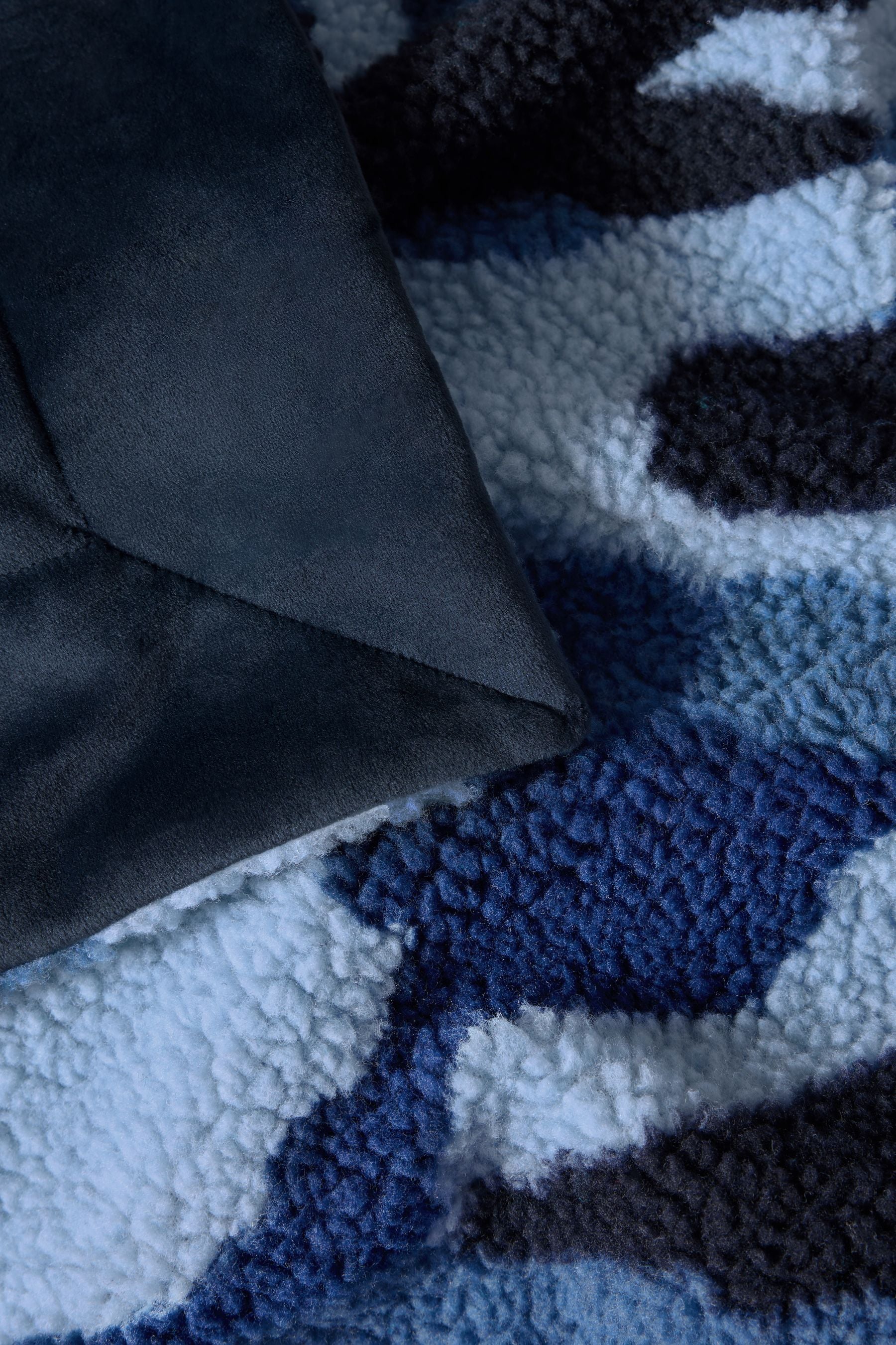 Blue Camo Super Soft Fleece Blanket