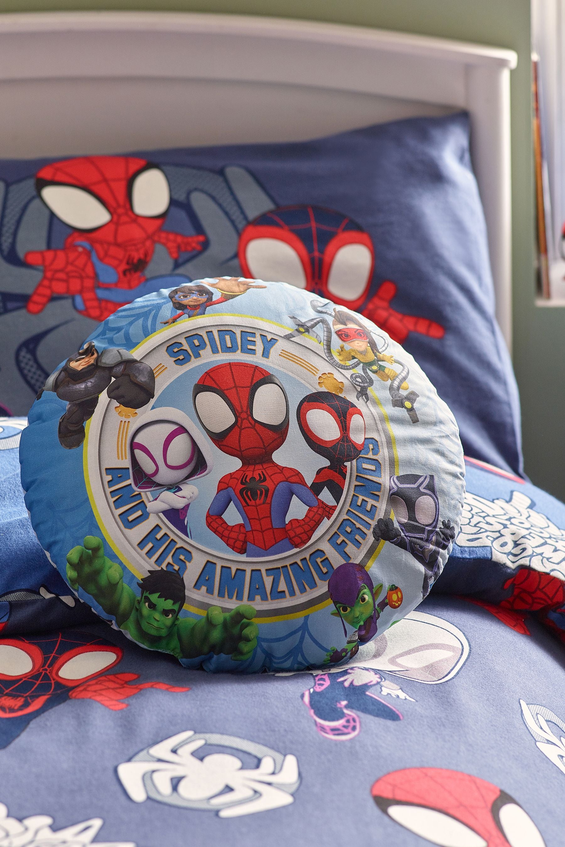 Blue Spidey and His Amazing Friends Cushion