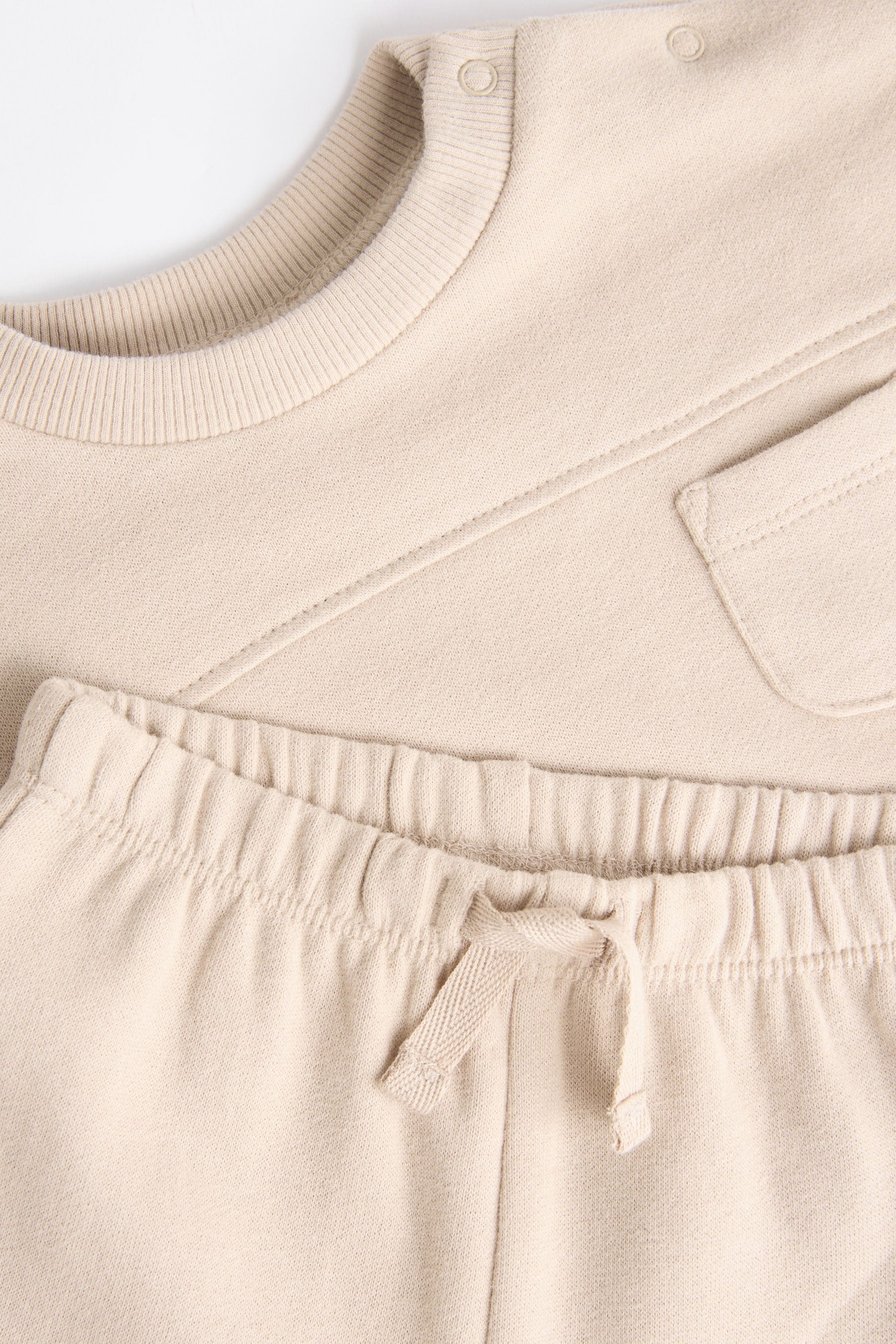 Neutral Utility Baby Sweatshirt and Joggers Set