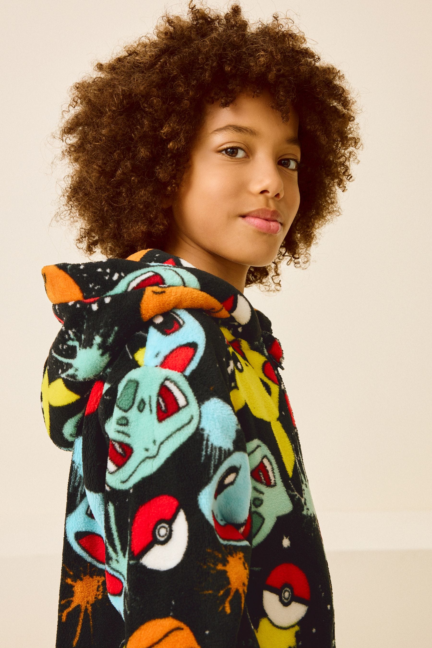 Multi Pokemon Fleece All In One (3-16yrs)