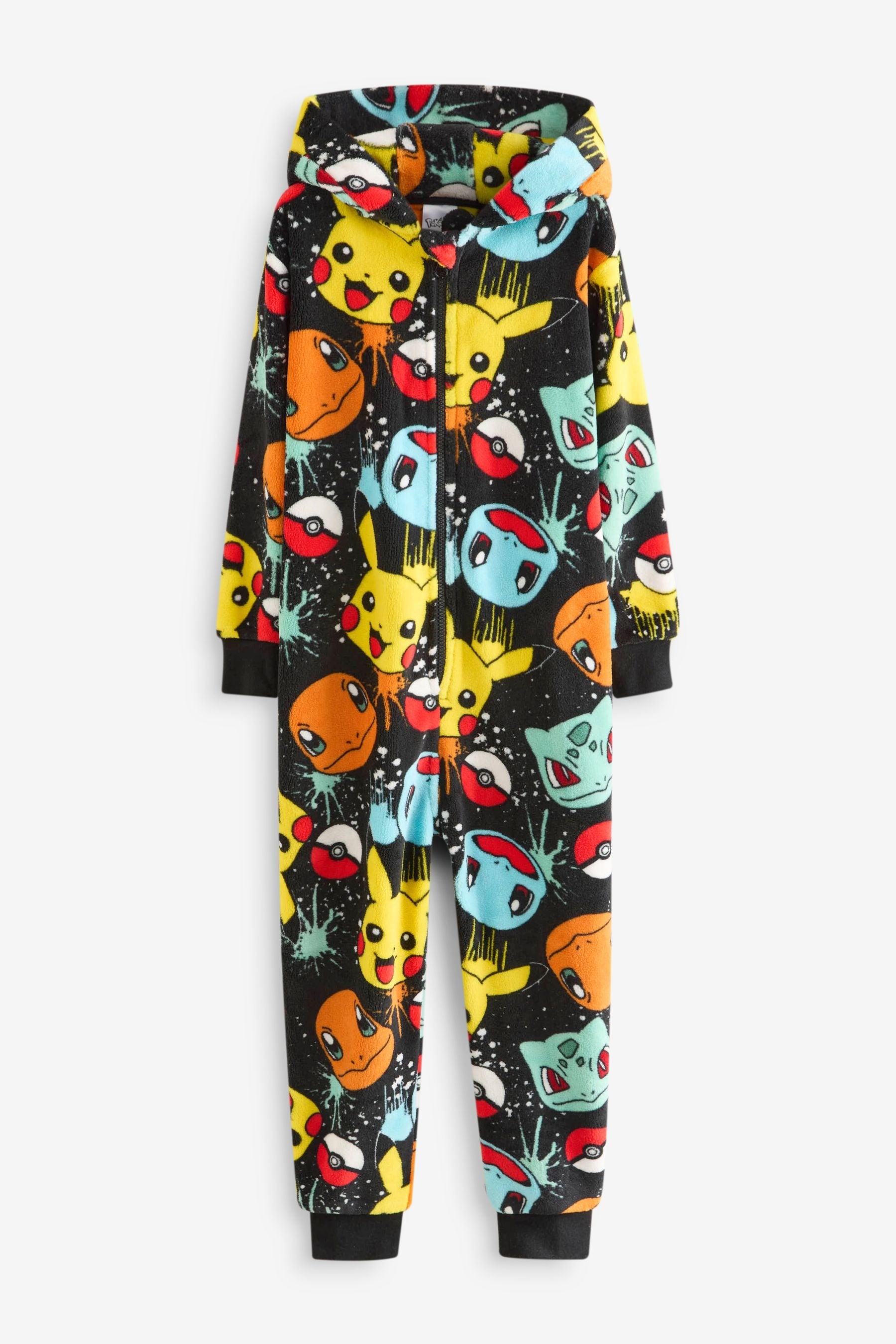 Multi Pokemon Fleece All In One (3-16yrs)