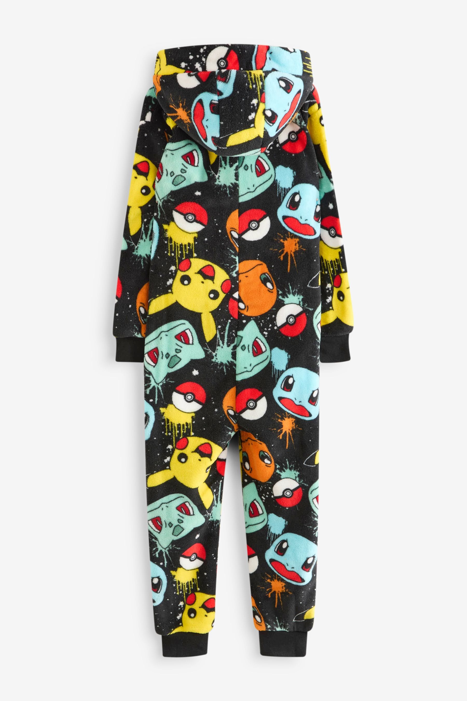 Multi Pokemon Fleece All In One (3-16yrs)