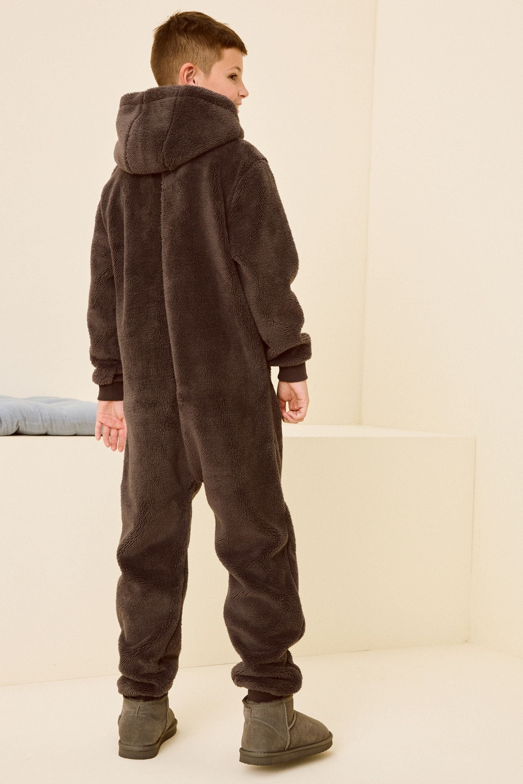 Grey Fleece All-In-One (3-16yrs)