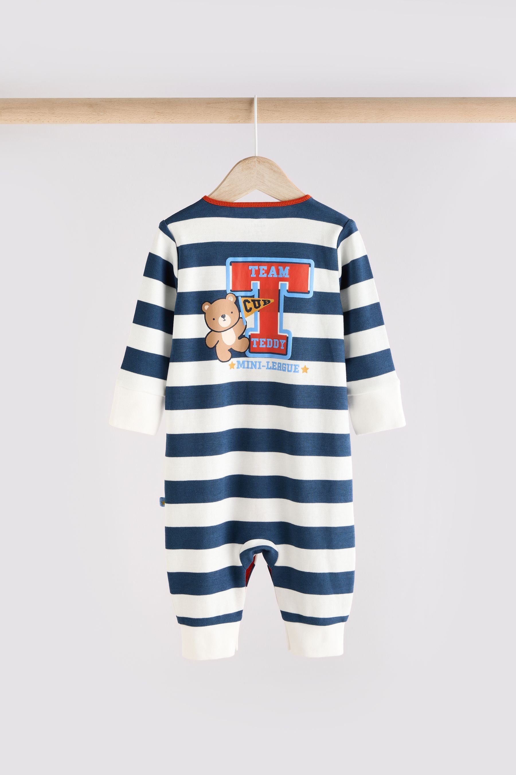 Bright Printed Baby Sleepsuits 3 Pack (0mths-3yrs)