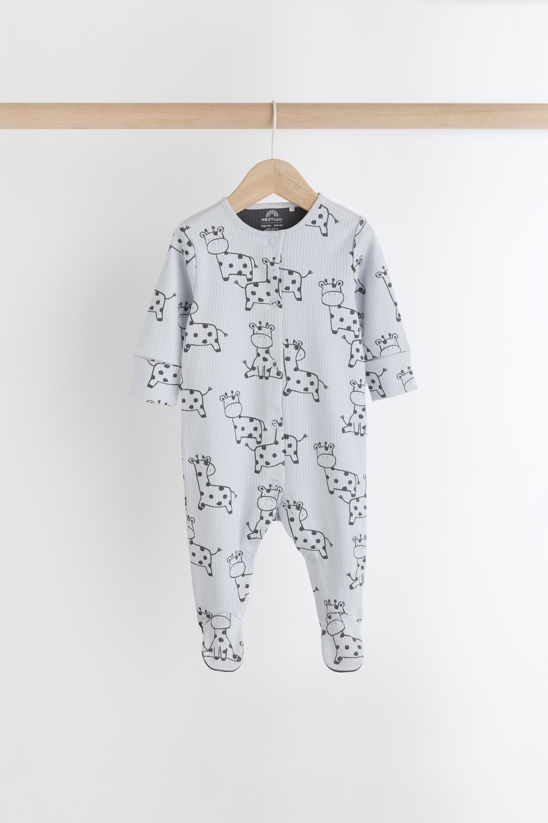 Black/White Baby Sleepsuits 3 Pack (0mths-2yrs)