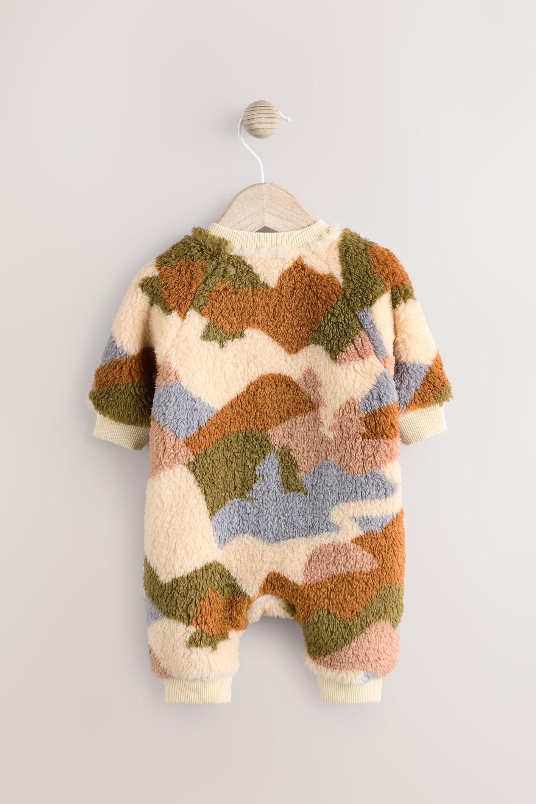 Neutral Character Baby Fleece Zip Sleepsuit