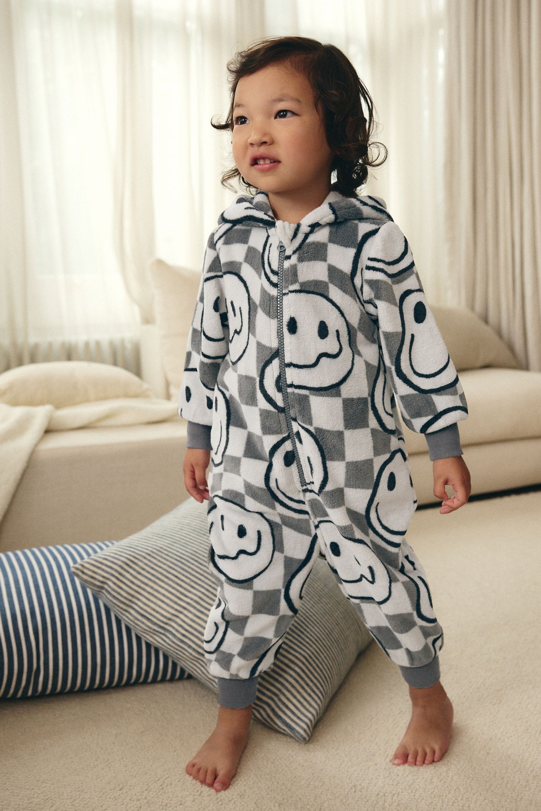 Monochrome Fleece All-In-One (2-12yrs)