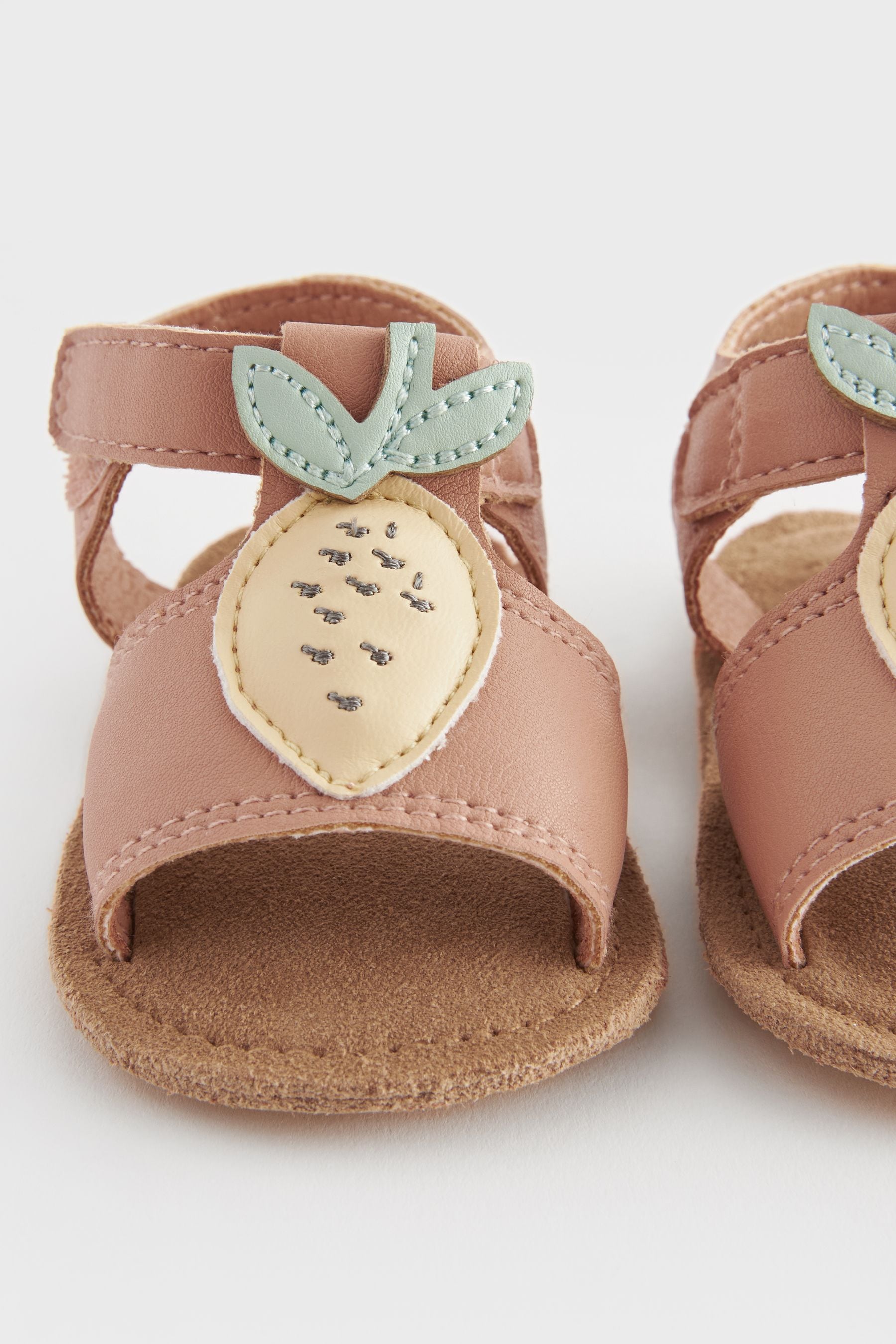 Tan Lemon Character Baby Sandals (0-24mths)