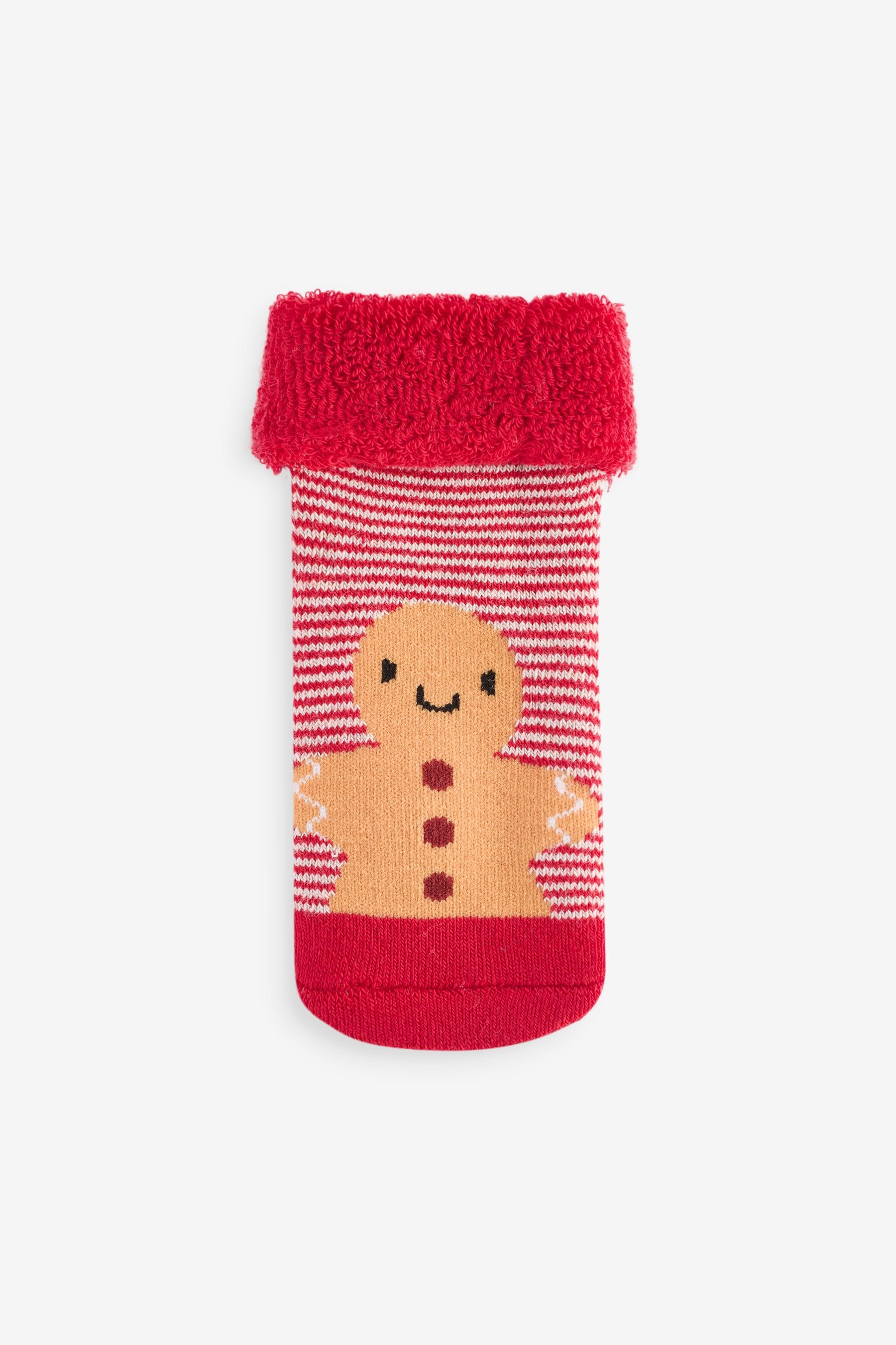 Red Christmas Baby Socks 4 Pack (0mths-2yrs)