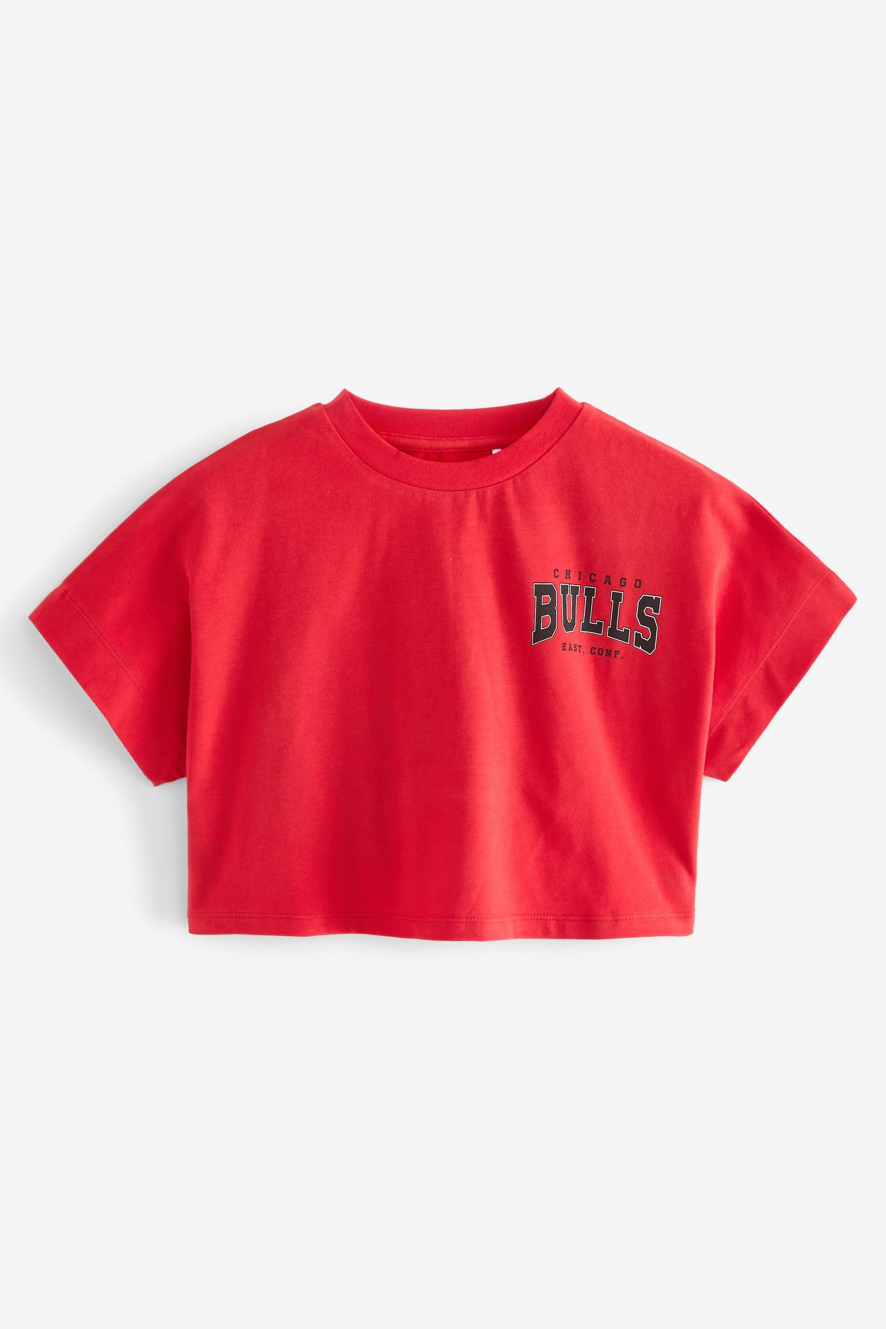 Chicago Bulls Red NBA Boxy License T-Shirt (3-16yrs)