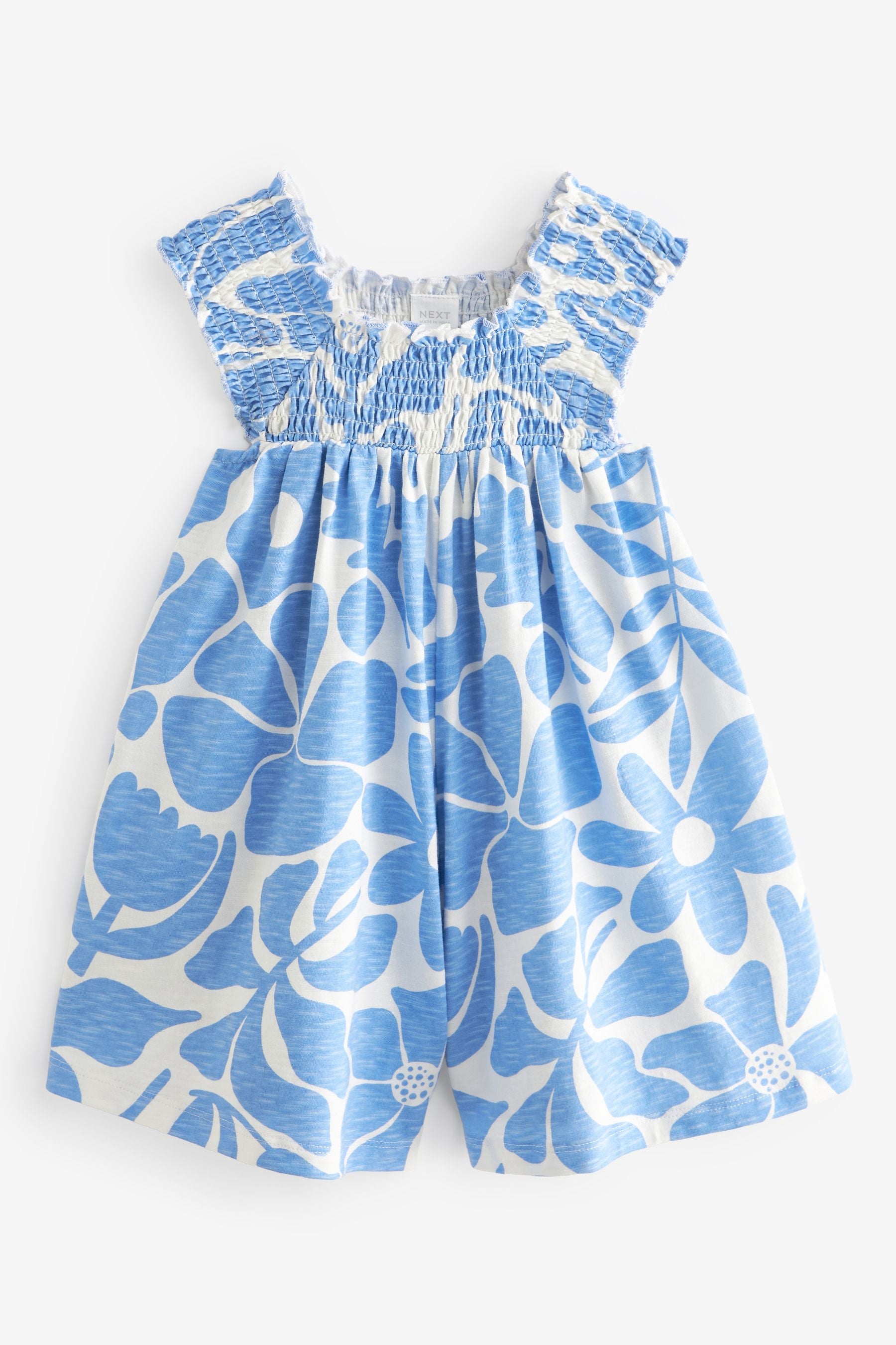 Blue Printed Jumpsuit (3mths-7yrs)