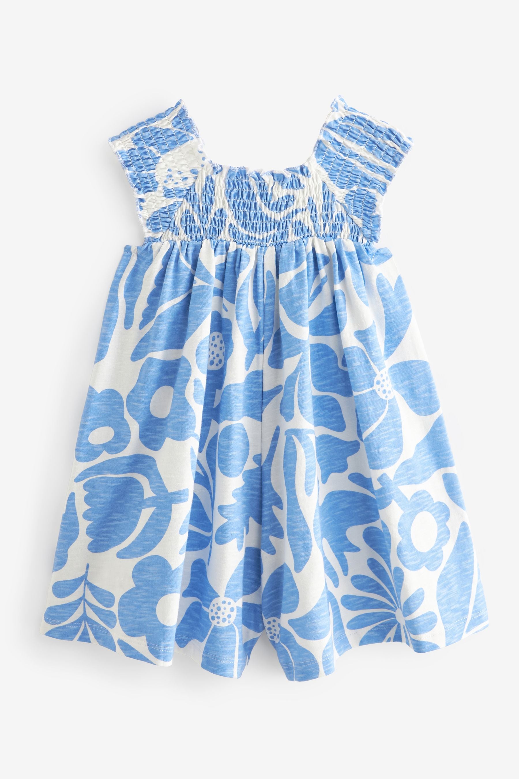 Blue Printed Jumpsuit (3mths-7yrs)